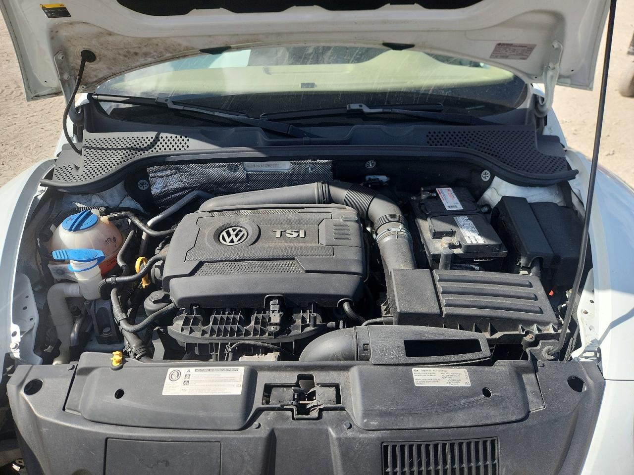 2015 Volkswagen Beetle 1.8t Белый vin: 3VWJ07AT1FM646303