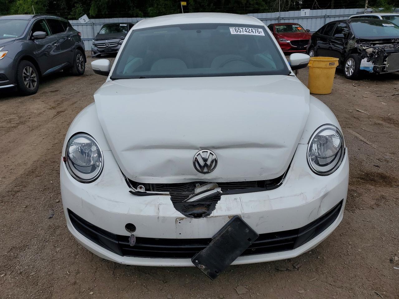 2016 Volkswagen Beetle Se White vin: 3VWJ07AT5GM604685