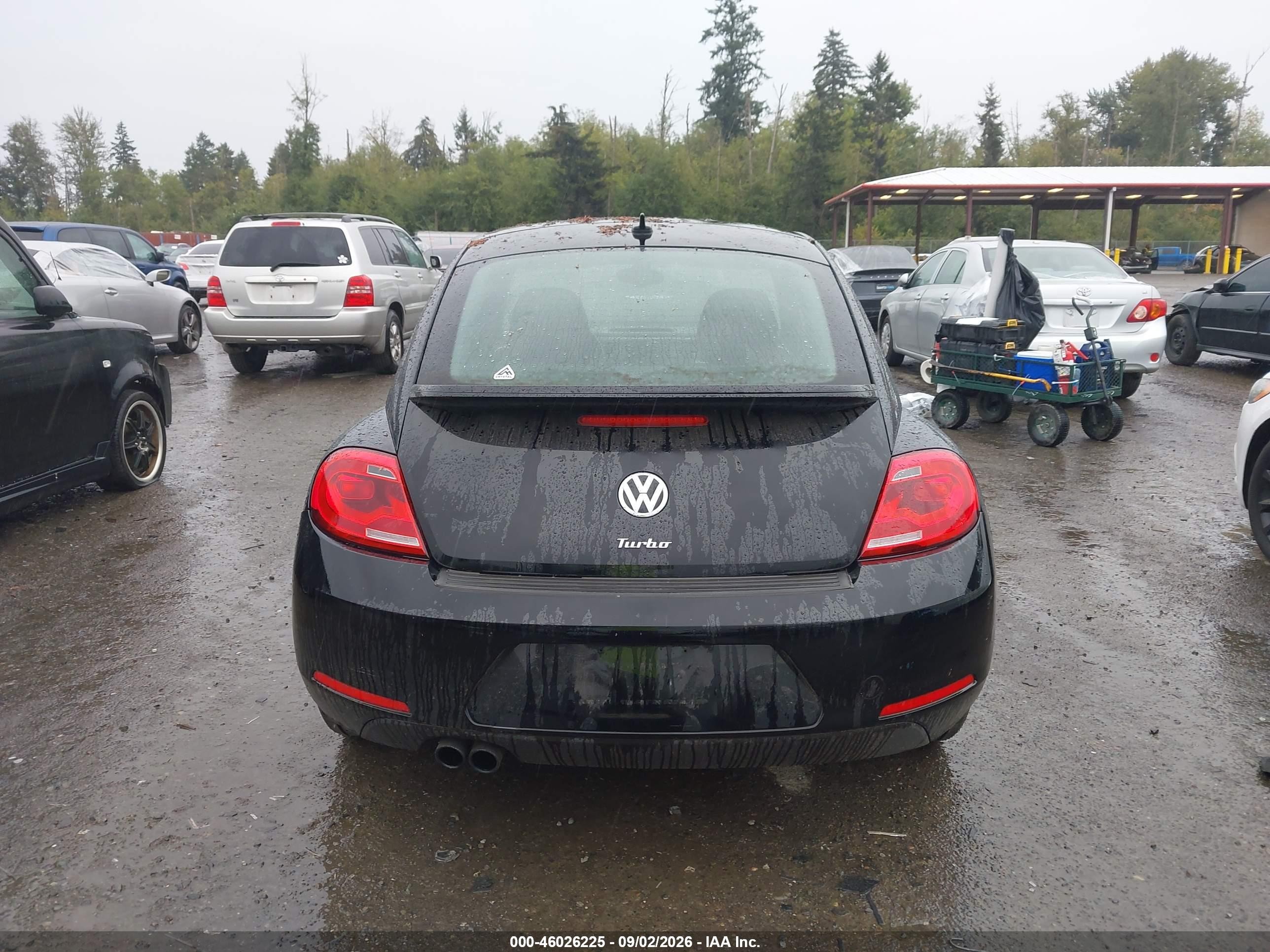 2016 Volkswagen Beetle 1.8t Se Black vin: 3VWJ07AT6GM616473