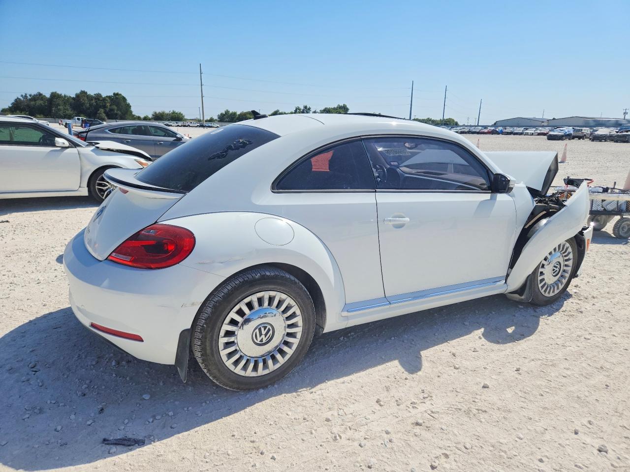 2016 Volkswagen Beetle Se White vin: 3VWJ07AT6GM617168