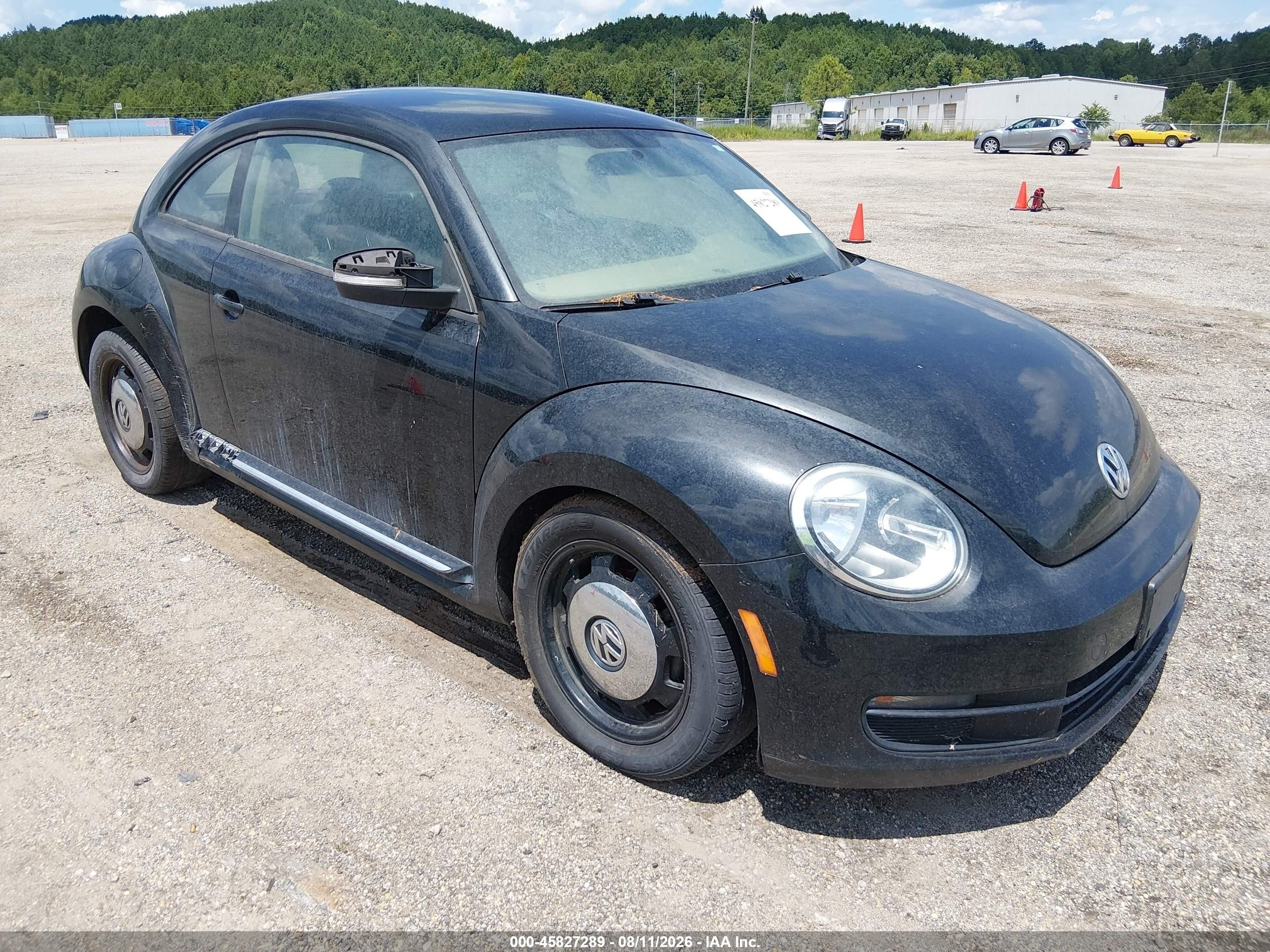 2014 Volkswagen Beetle 1.8t Черный vin: 3VWJ17AT0EM663587