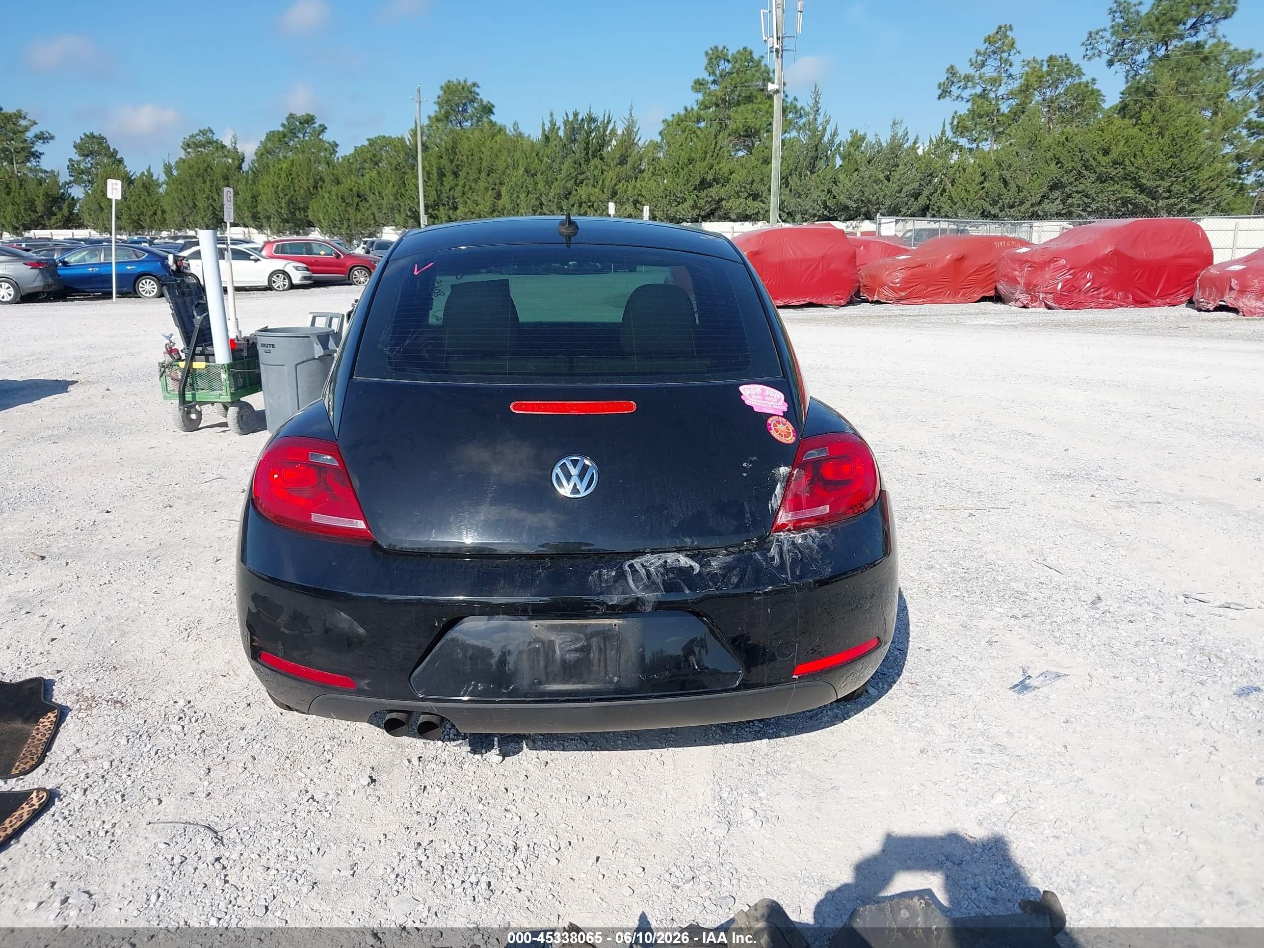 2014 Volkswagen Beetle 1.8t Black vin: 3VWJ17AT0EM665064