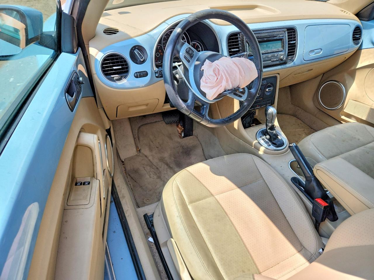 2015 Volkswagen Beetle 1.8t Blue vin: 3VWJ17AT1FM635783