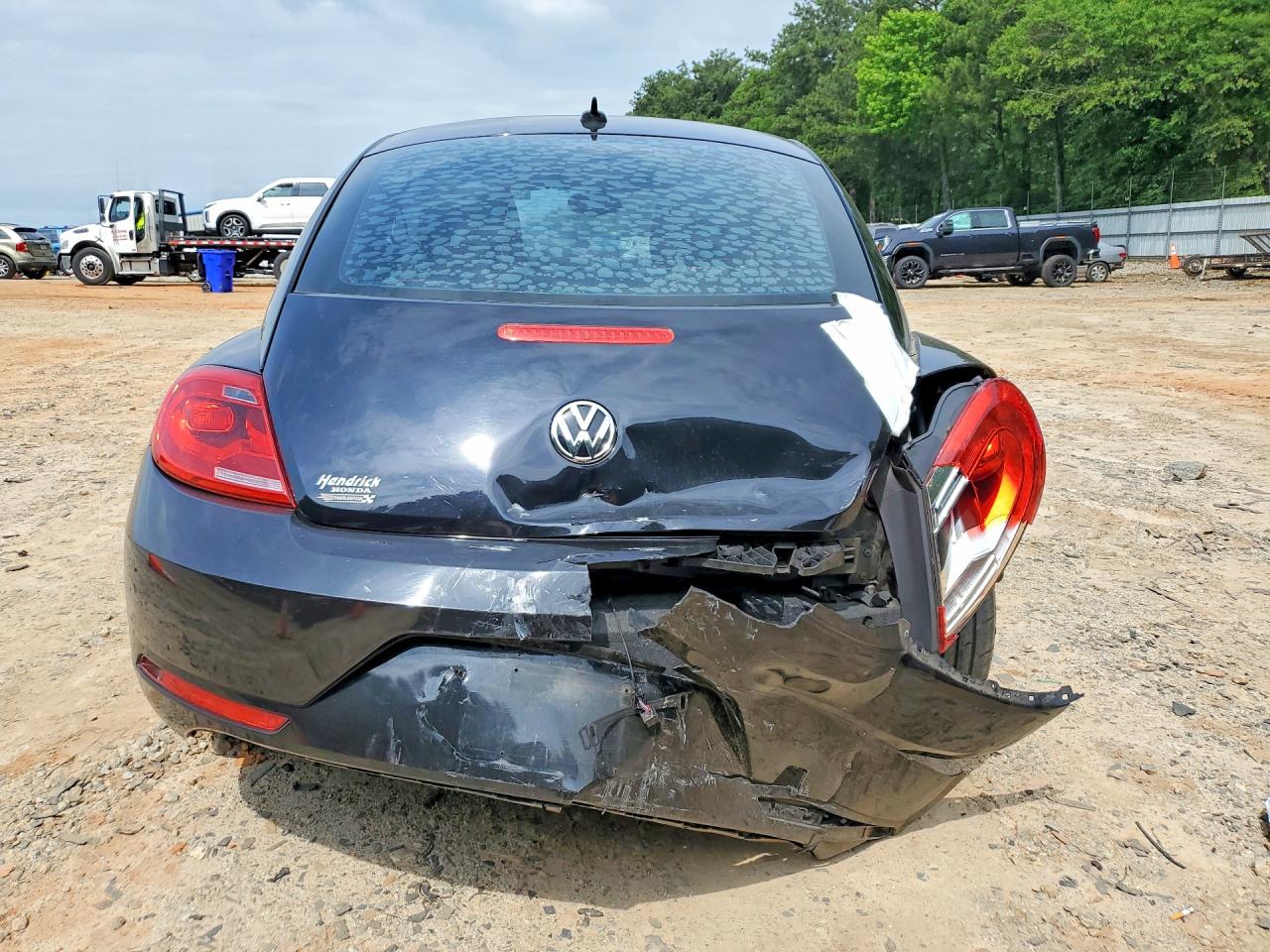 2014 Volkswagen Beetle Black vin: 3VWJ17AT3EM652177