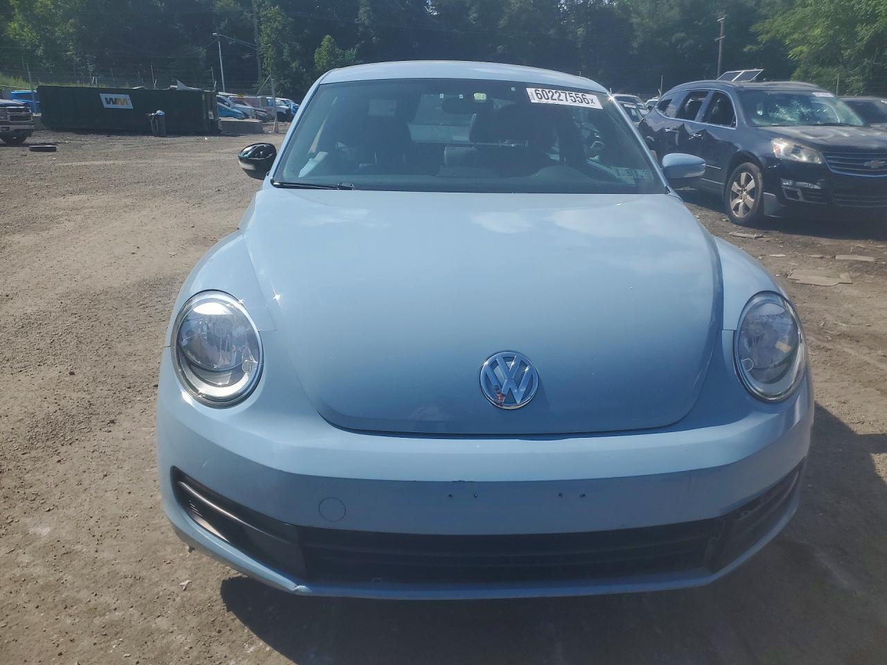 2014 Volkswagen Beetle Blue vin: 3VWJ17AT4EM635436