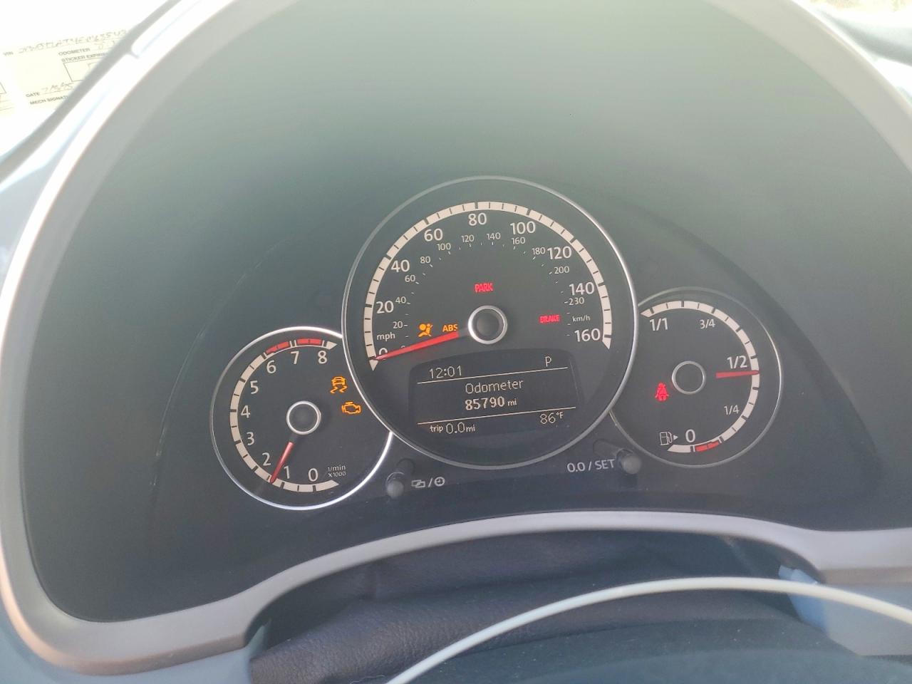 2014 Volkswagen Beetle Blue vin: 3VWJ17AT4EM635436