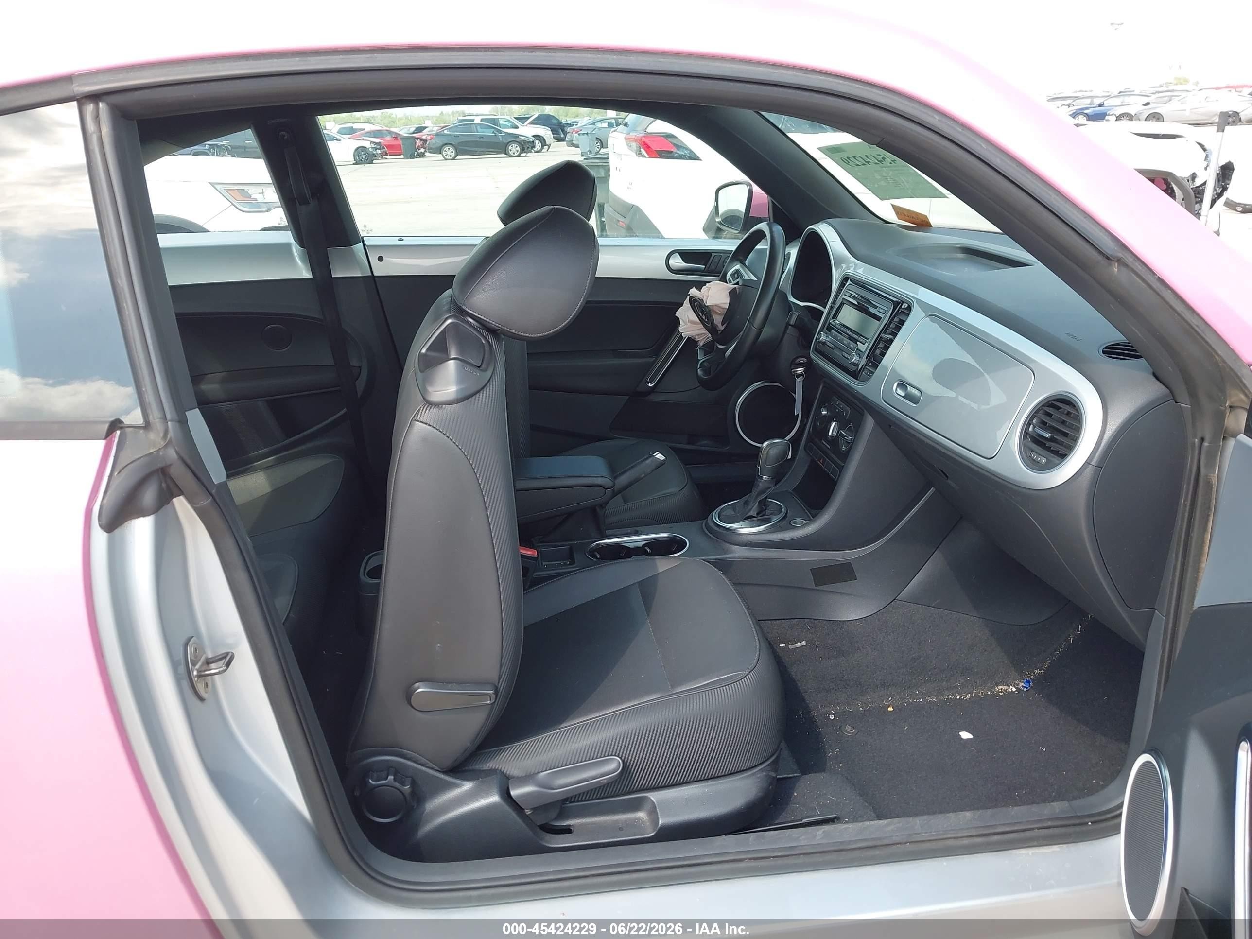 2014 Volkswagen Beetle 1.8t Pink vin: 3VWJ17AT5EM639740
