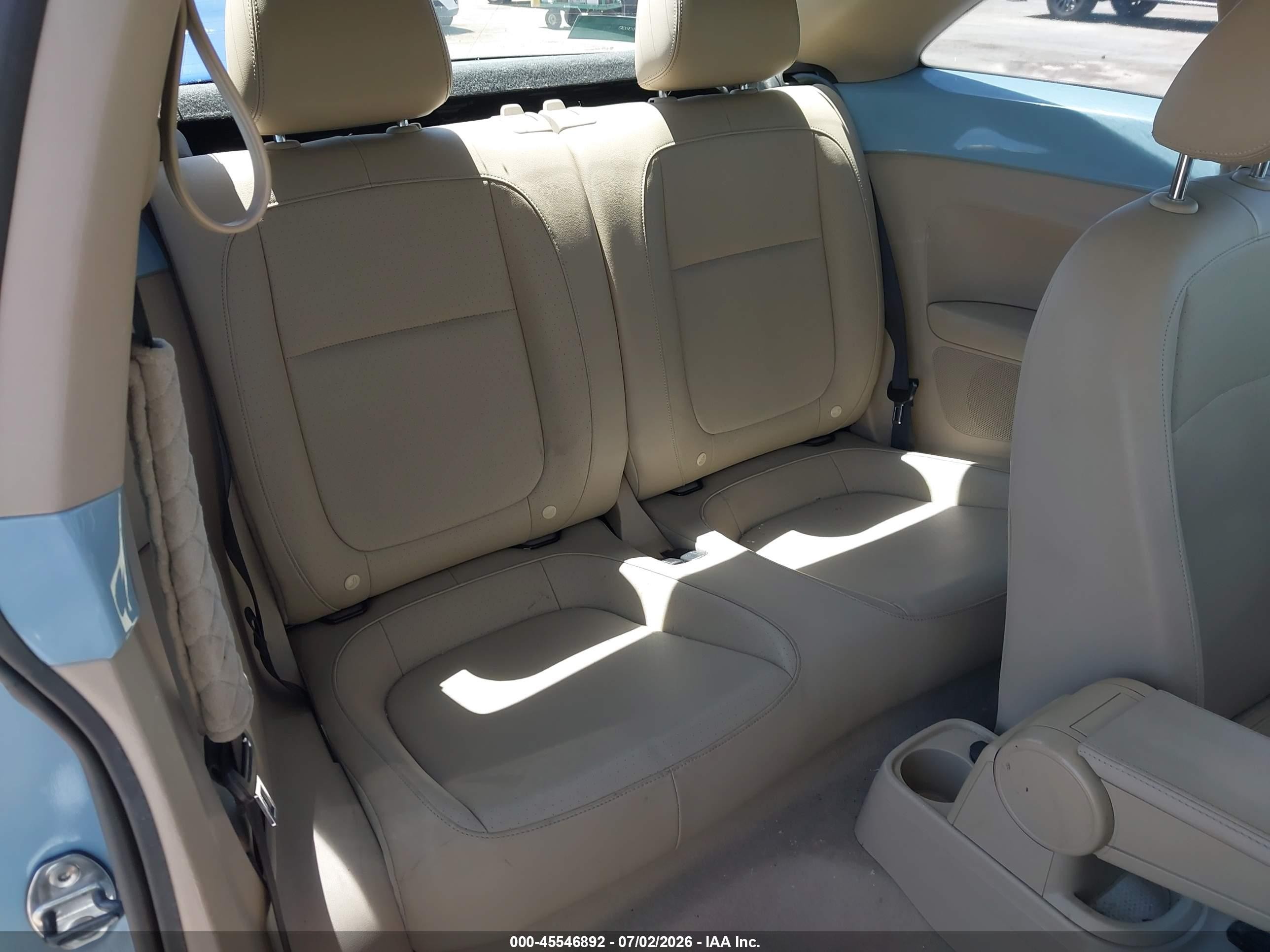 2015 Volkswagen Beetle 1.8t Light Blue vin: 3VWJ17AT7FM601234