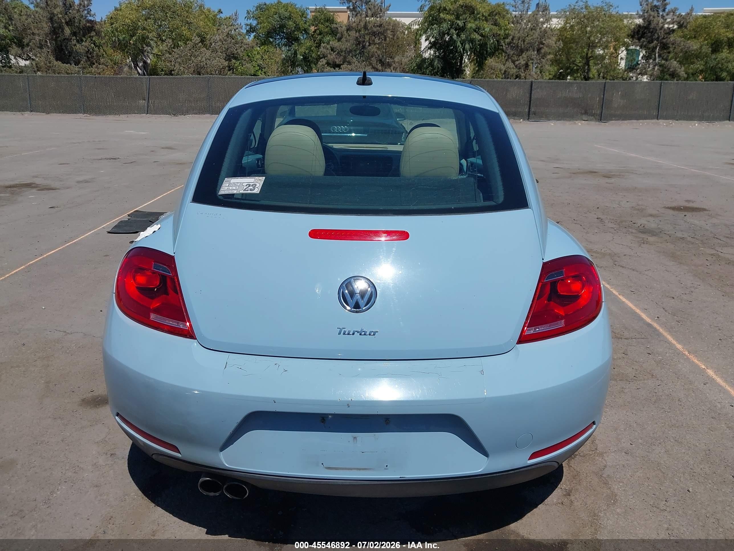 2015 Volkswagen Beetle 1.8t Light Blue vin: 3VWJ17AT7FM601234