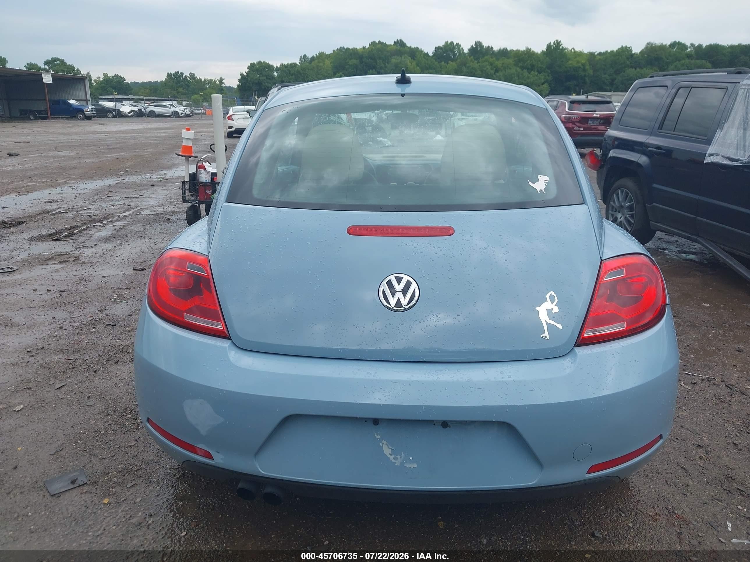 2015 Volkswagen Beetle 1.8t Light Blue vin: 3VWJ17AT7FM643015