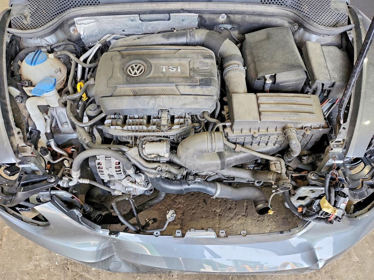 2014 Volkswagen Beetle Gray vin: 3VWJ17AT8EM655379