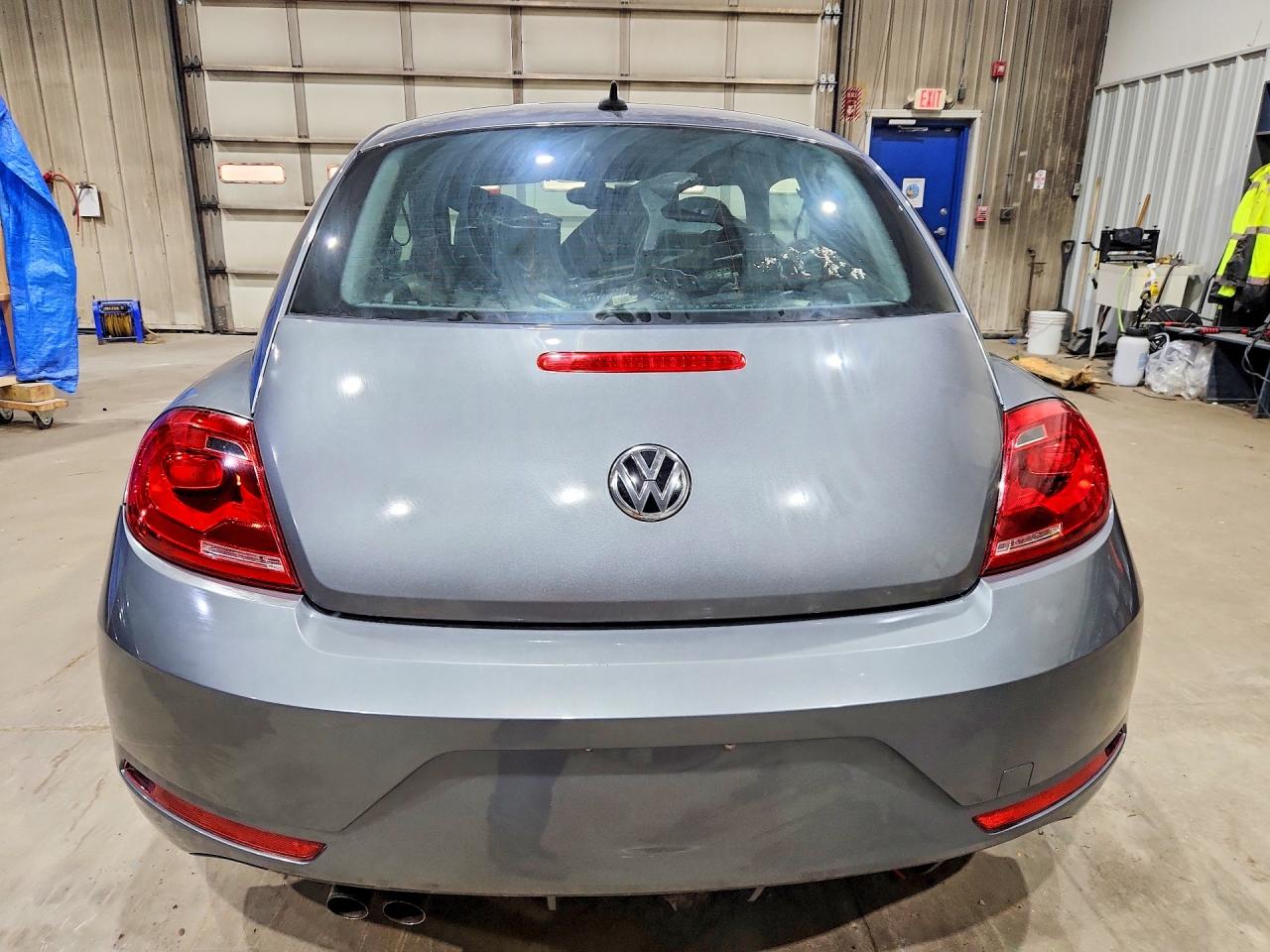 2014 Volkswagen Beetle Gray vin: 3VWJ17AT8EM655379