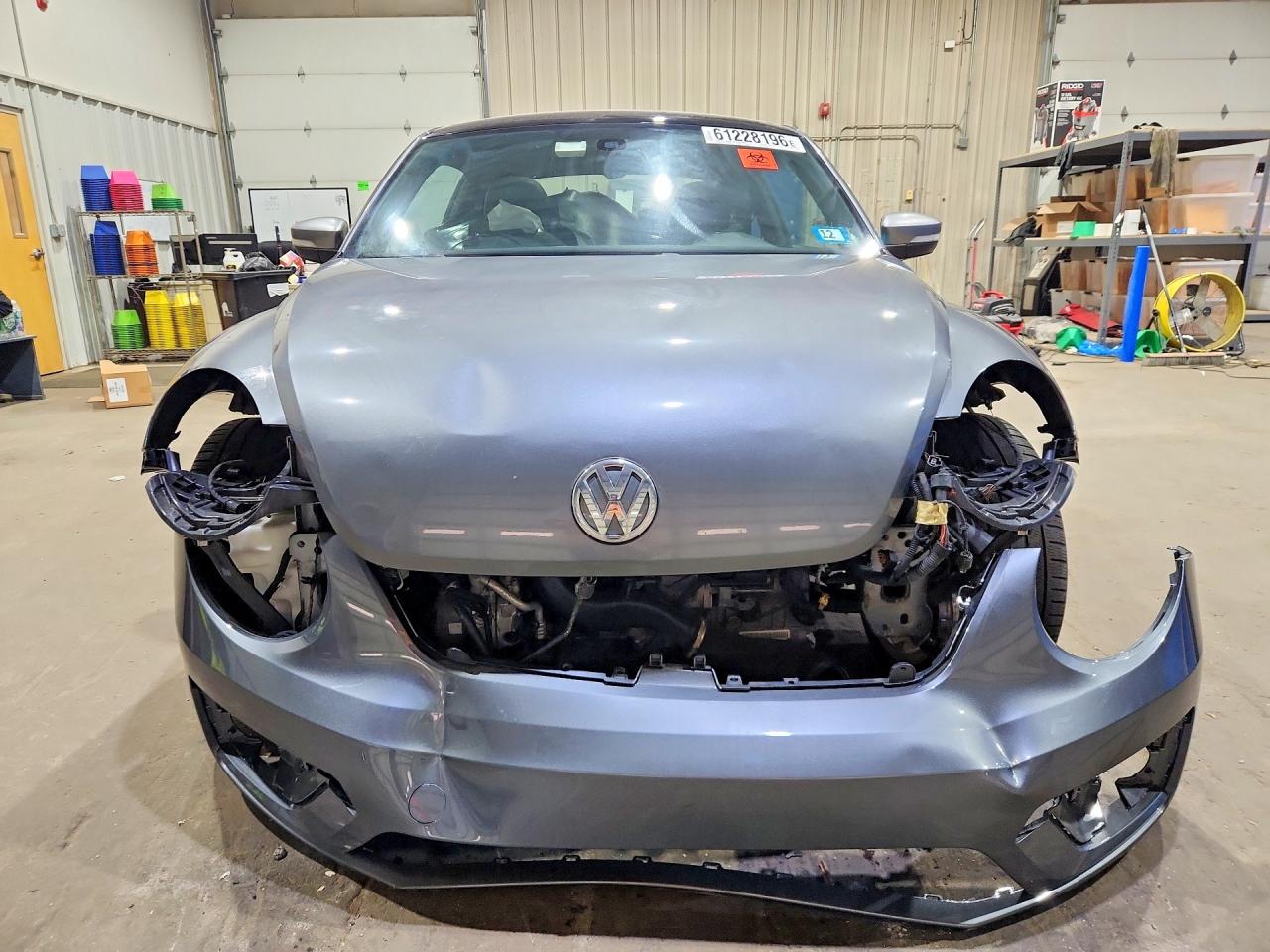 2014 Volkswagen Beetle Gray vin: 3VWJ17AT8EM655379