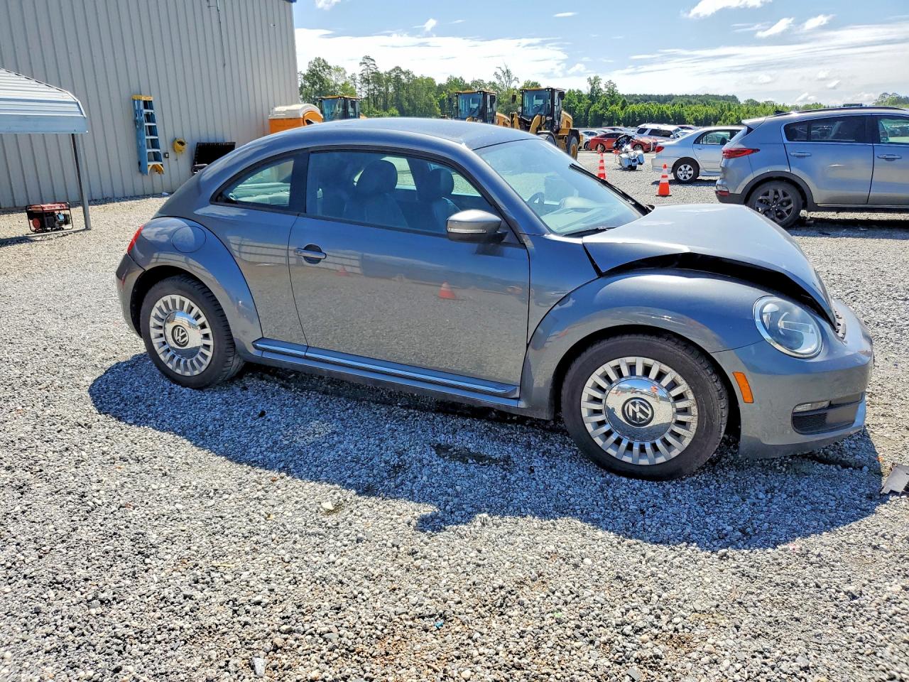 2015 Volkswagen Beetle 1.8t Gray vin: 3VWJ17AT8FM640852