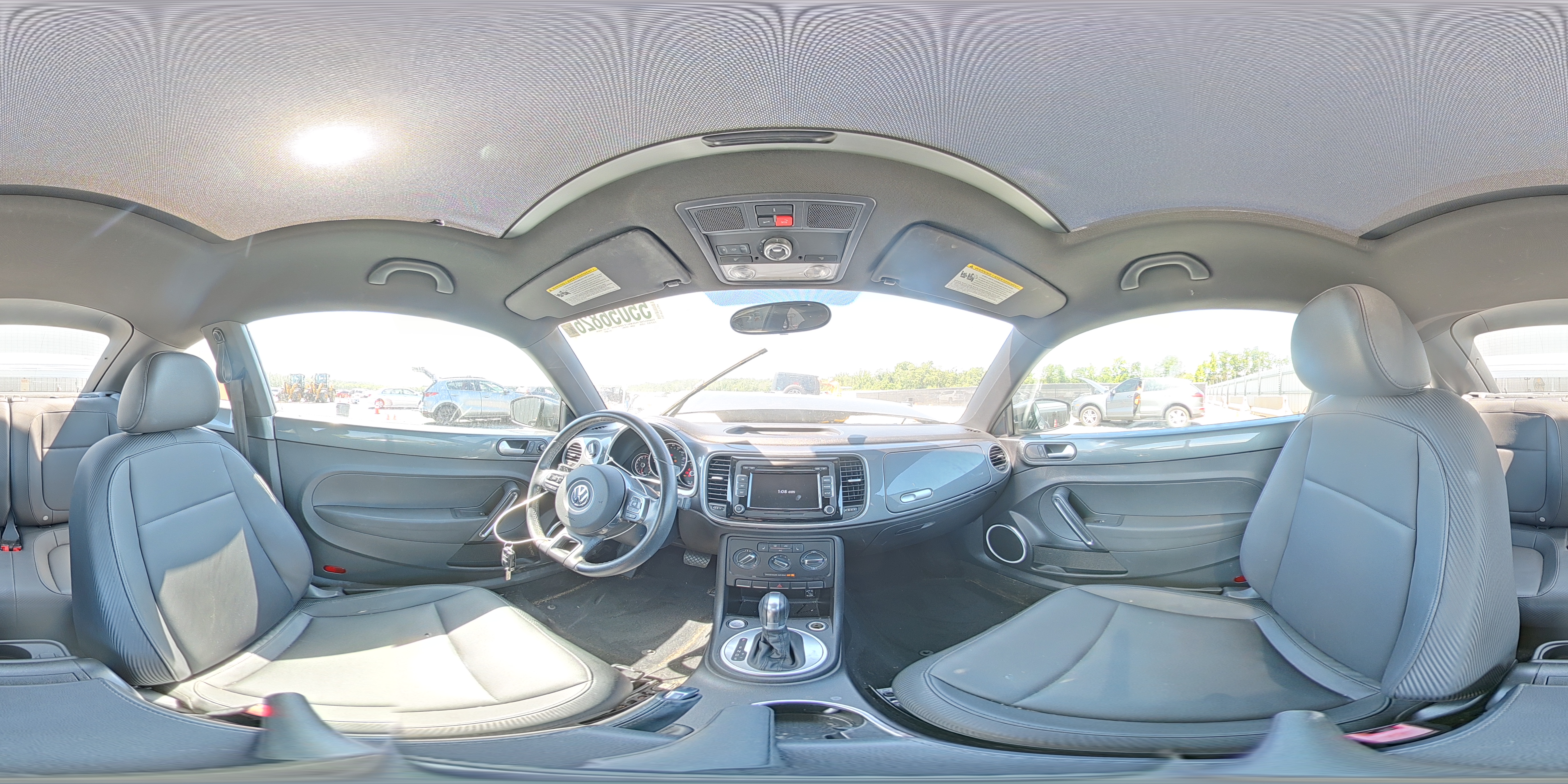 2015 Volkswagen Beetle 1.8t Gray vin: 3VWJ17AT8FM640852