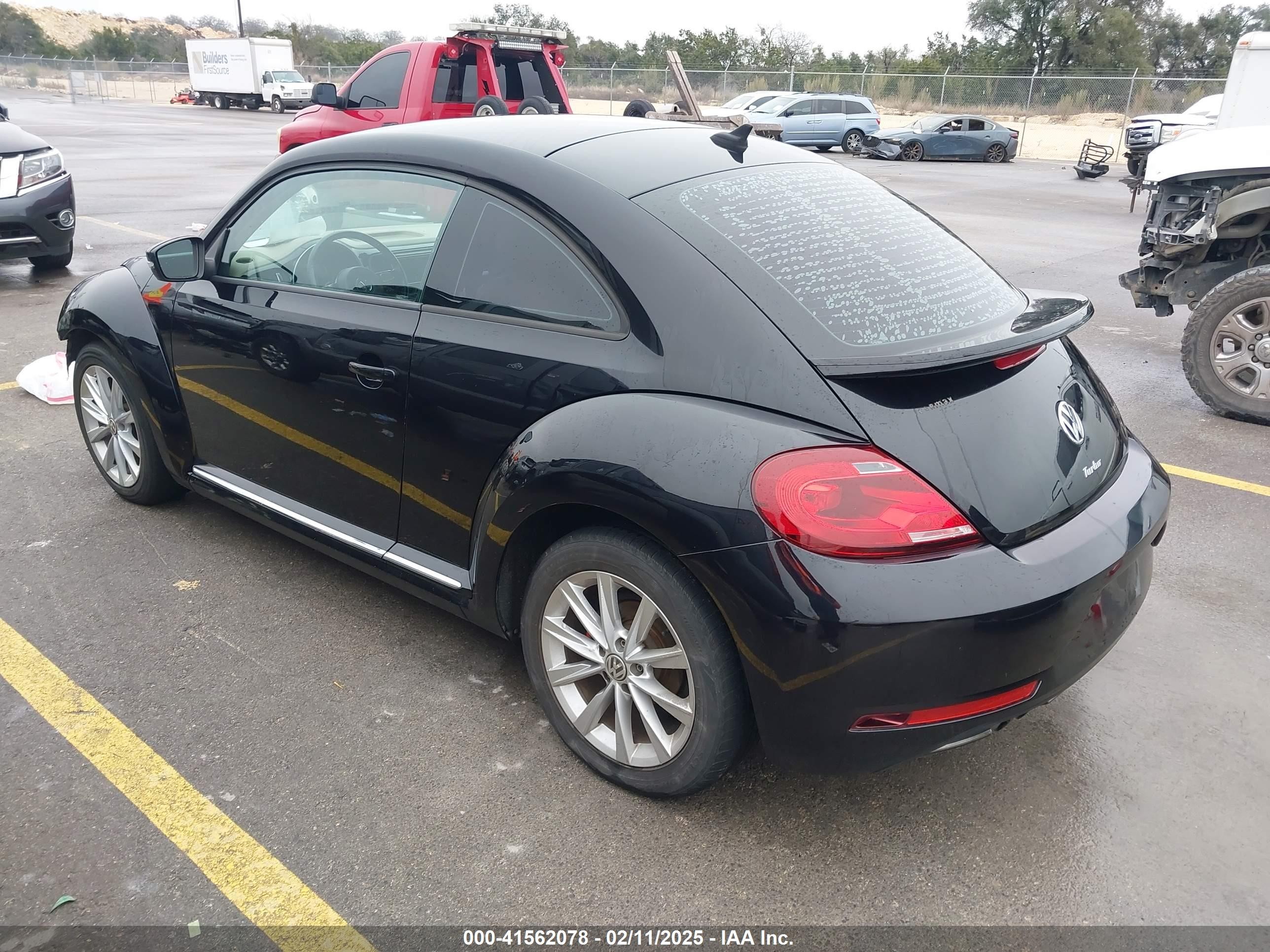 2017 Volkswagen Beetle 1.8t Se/1.8t Sel Black vin: 3VWJ17AT9HM618202