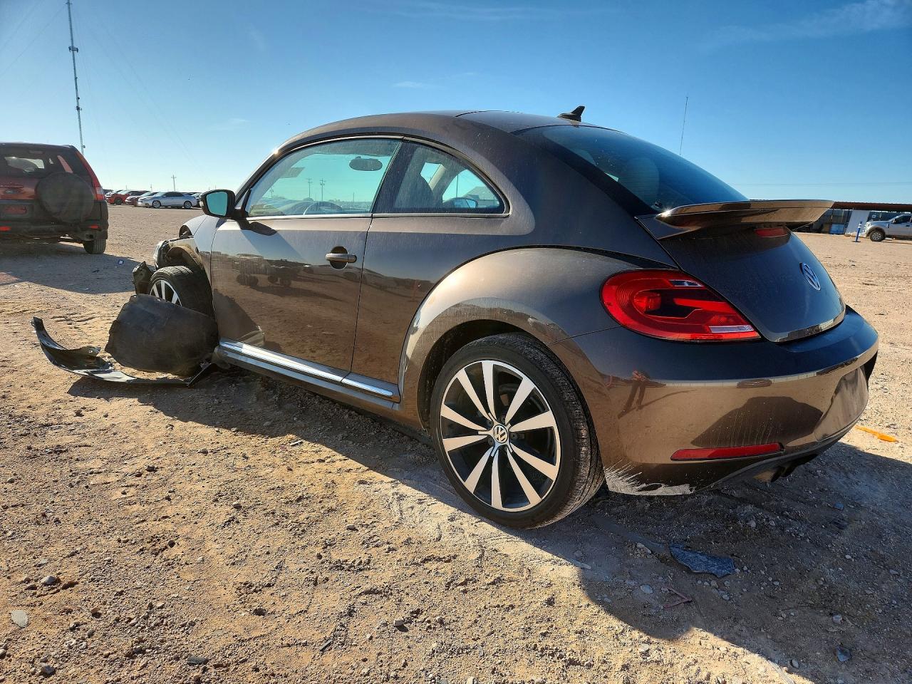 2014 Volkswagen Beetle Tan vin: 3VWJ17ATXEM645761
