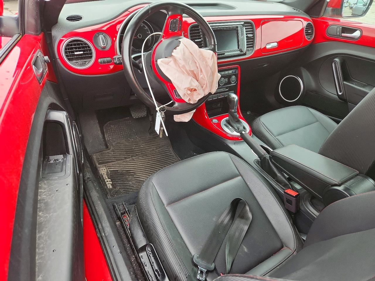 2019 Volkswagen Beetle Se Red vin: 3VWJD7ATXKM719408