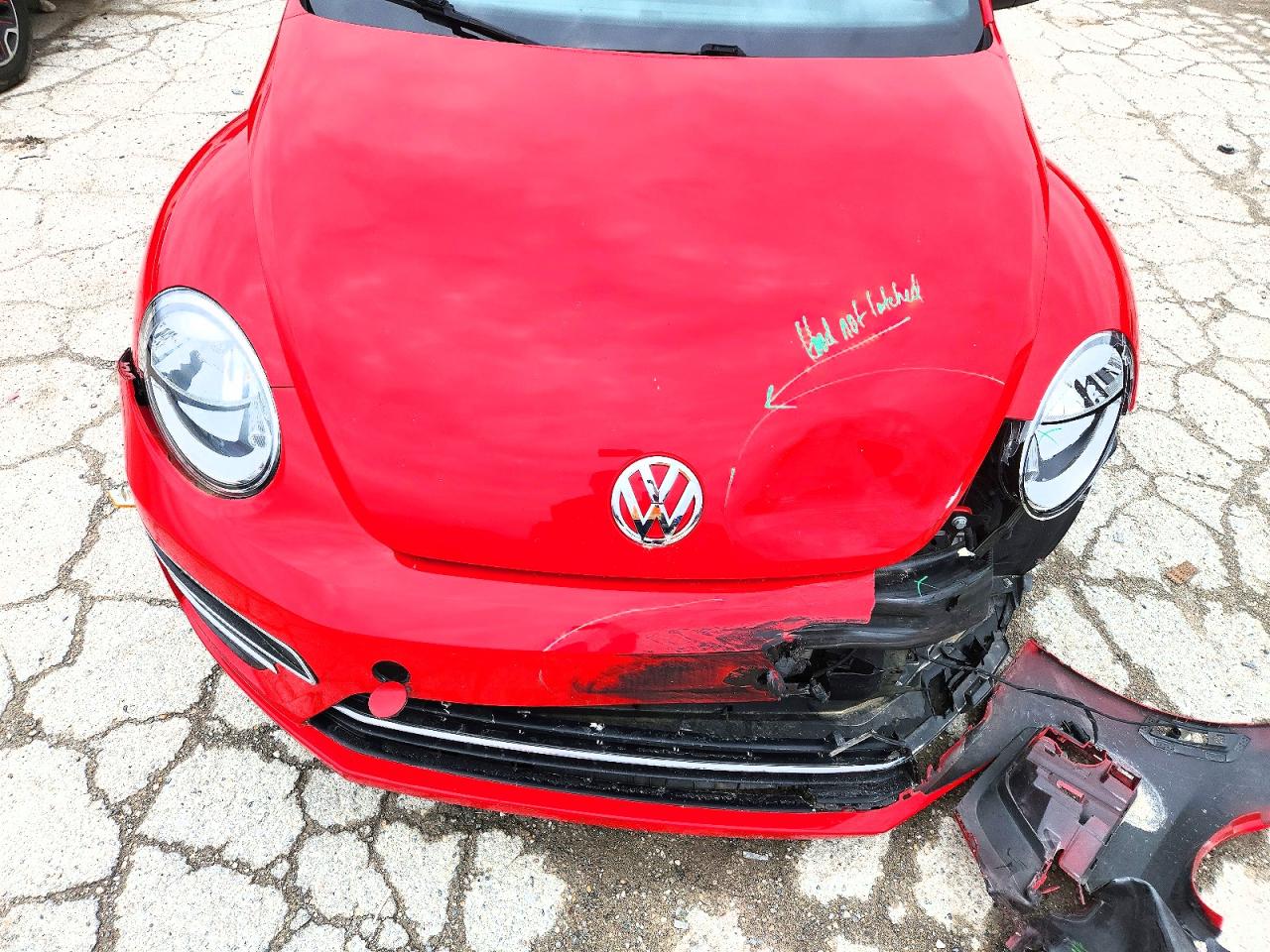 2019 Volkswagen Beetle Se Red vin: 3VWJD7ATXKM719408