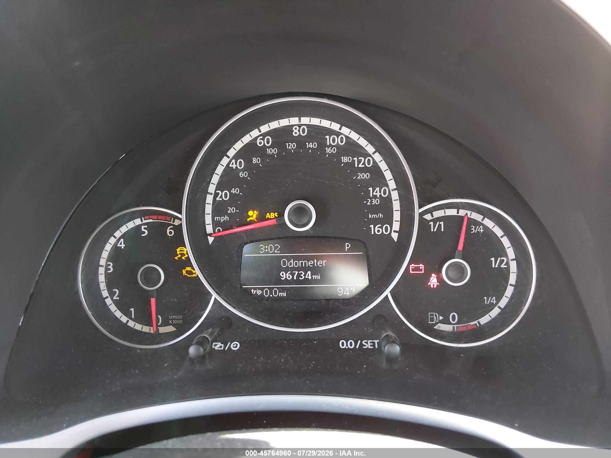 2014 Volkswagen Beetle 2.0l Tdi Red vin: 3VWJL7AT0EM606882
