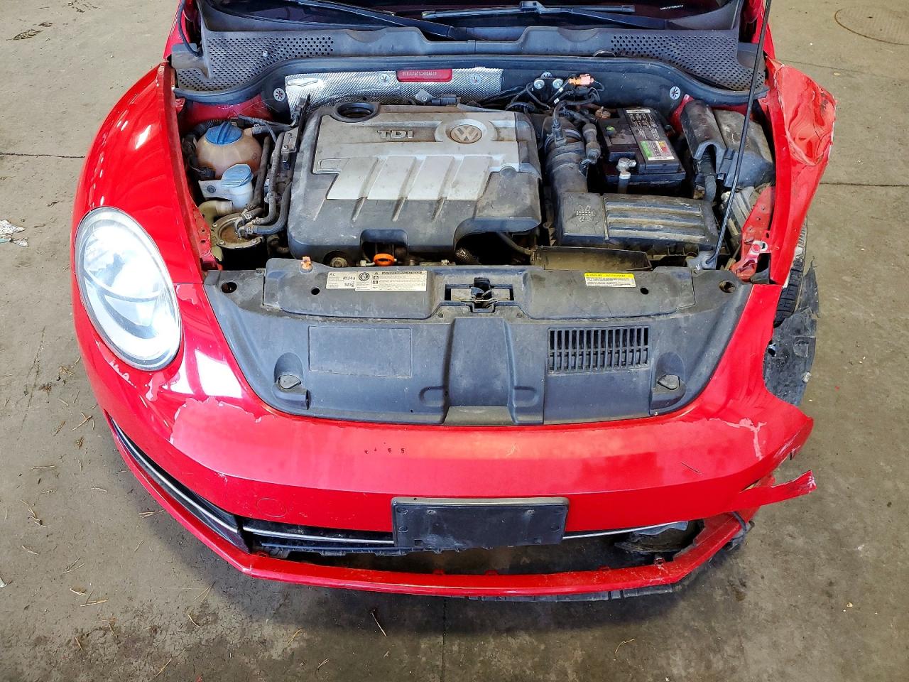 2013 Volkswagen Beetle Красный vin: 3VWJL7AT1DM624418