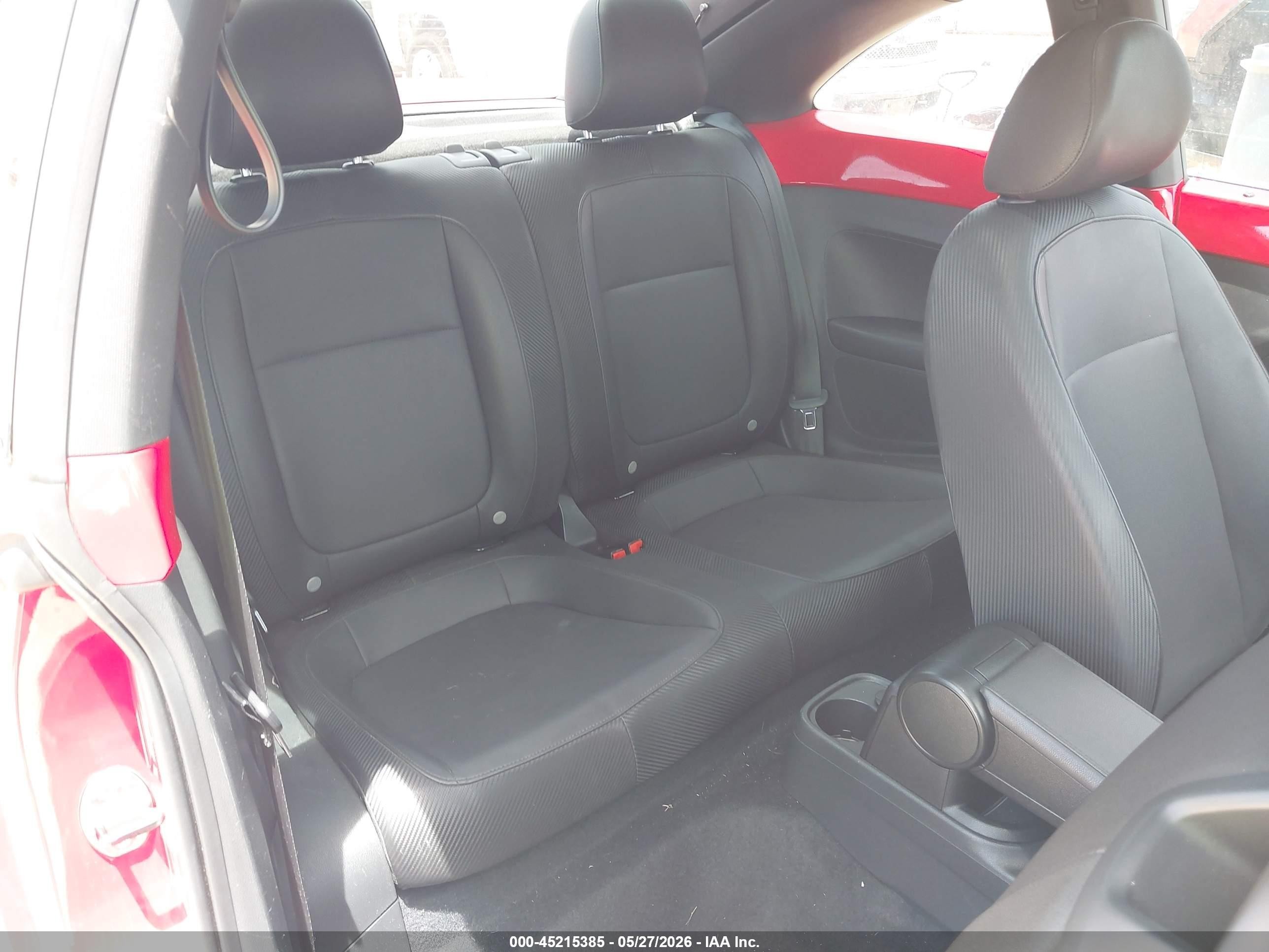 2013 Volkswagen Beetle 2.0l Tdi Red vin: 3VWJL7AT1DM661498