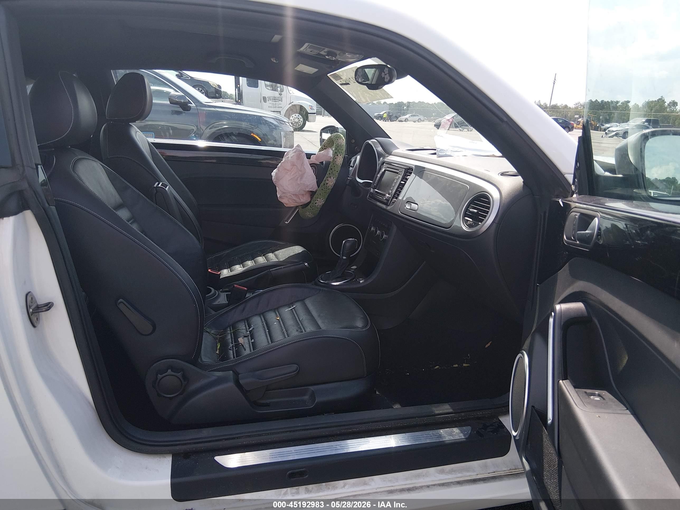 2014 Volkswagen Beetle 2.0l Tdi White vin: 3VWJL7AT1EM650194