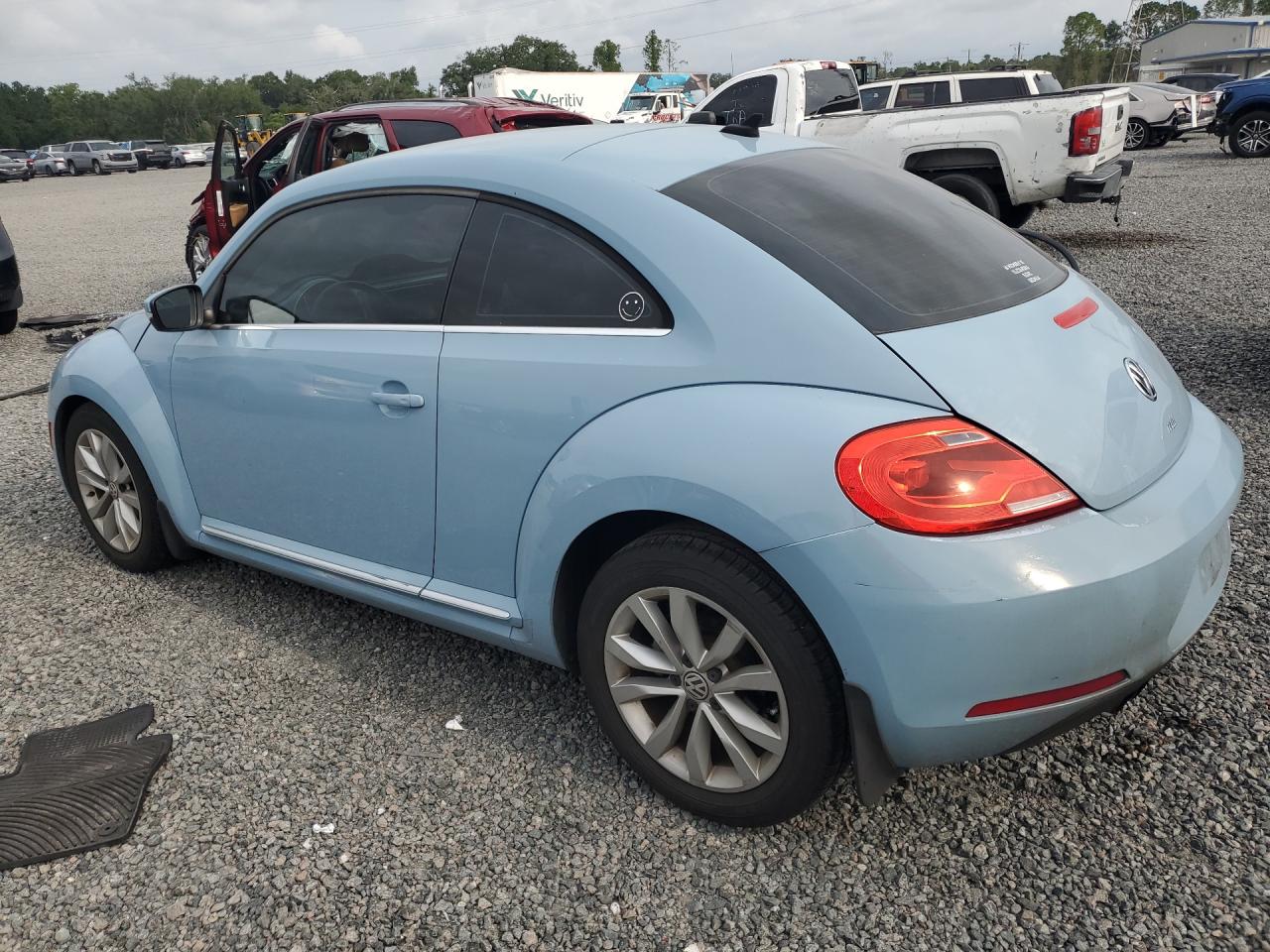 2013 Volkswagen Beetle Blue vin: 3VWJL7AT2DM654382