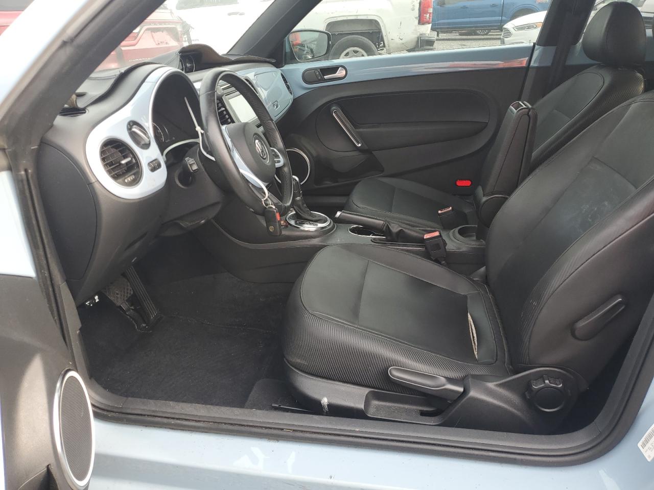 2013 Volkswagen Beetle Blue vin: 3VWJL7AT2DM654382