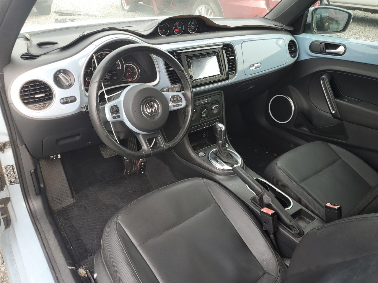 2013 Volkswagen Beetle Blue vin: 3VWJL7AT2DM654382