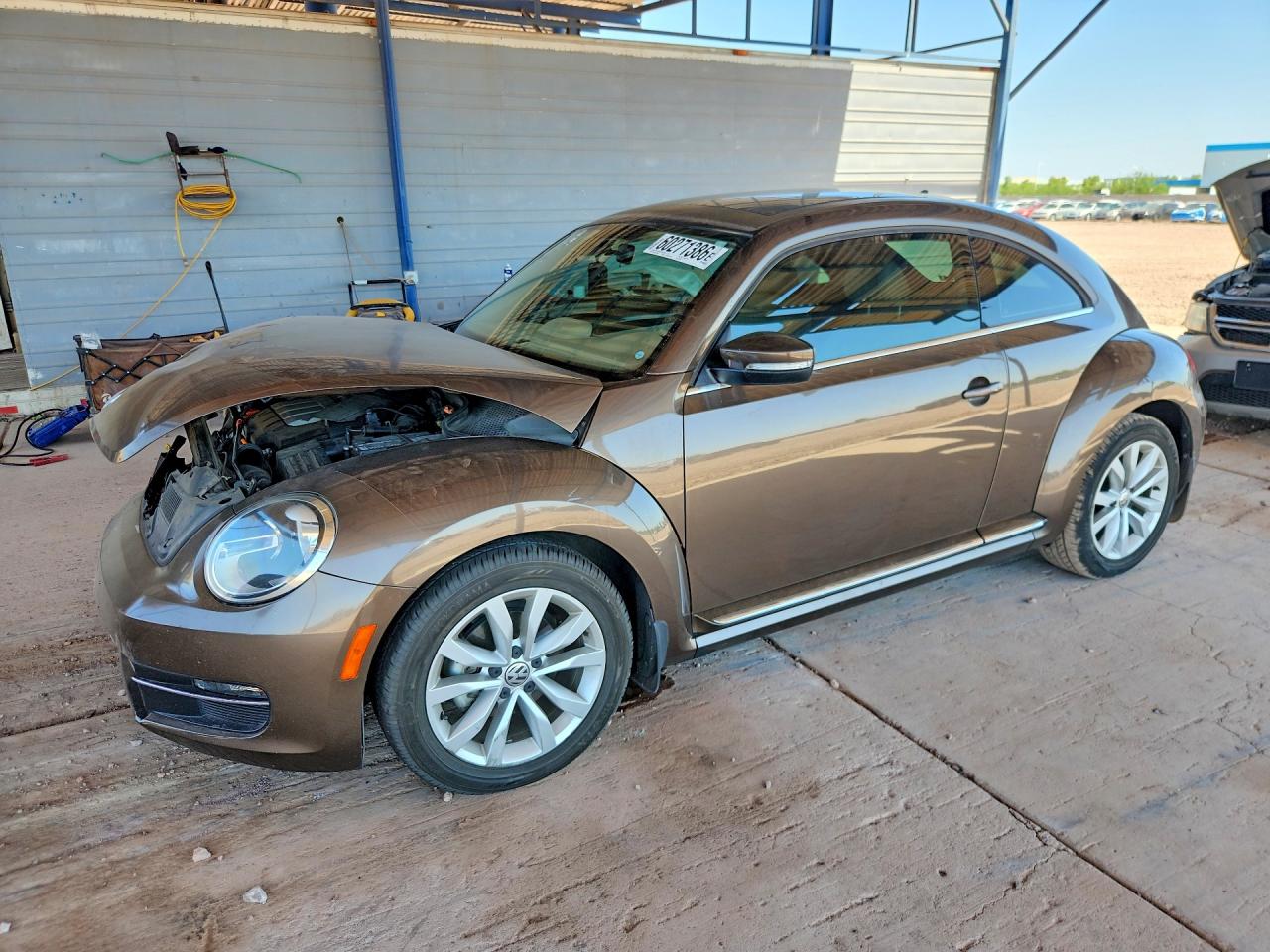 2013 Volkswagen Beetle Brown vin: 3VWJL7AT2DM692789