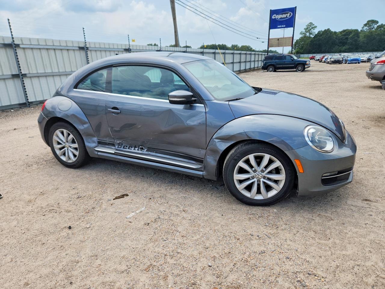 2013 Volkswagen Beetle Gray vin: 3VWJL7AT3DM669330