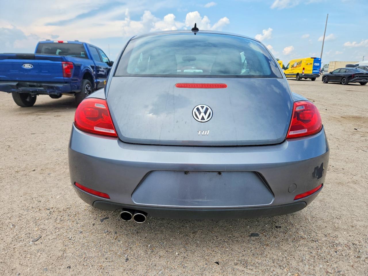 2013 Volkswagen Beetle Gray vin: 3VWJL7AT3DM669330