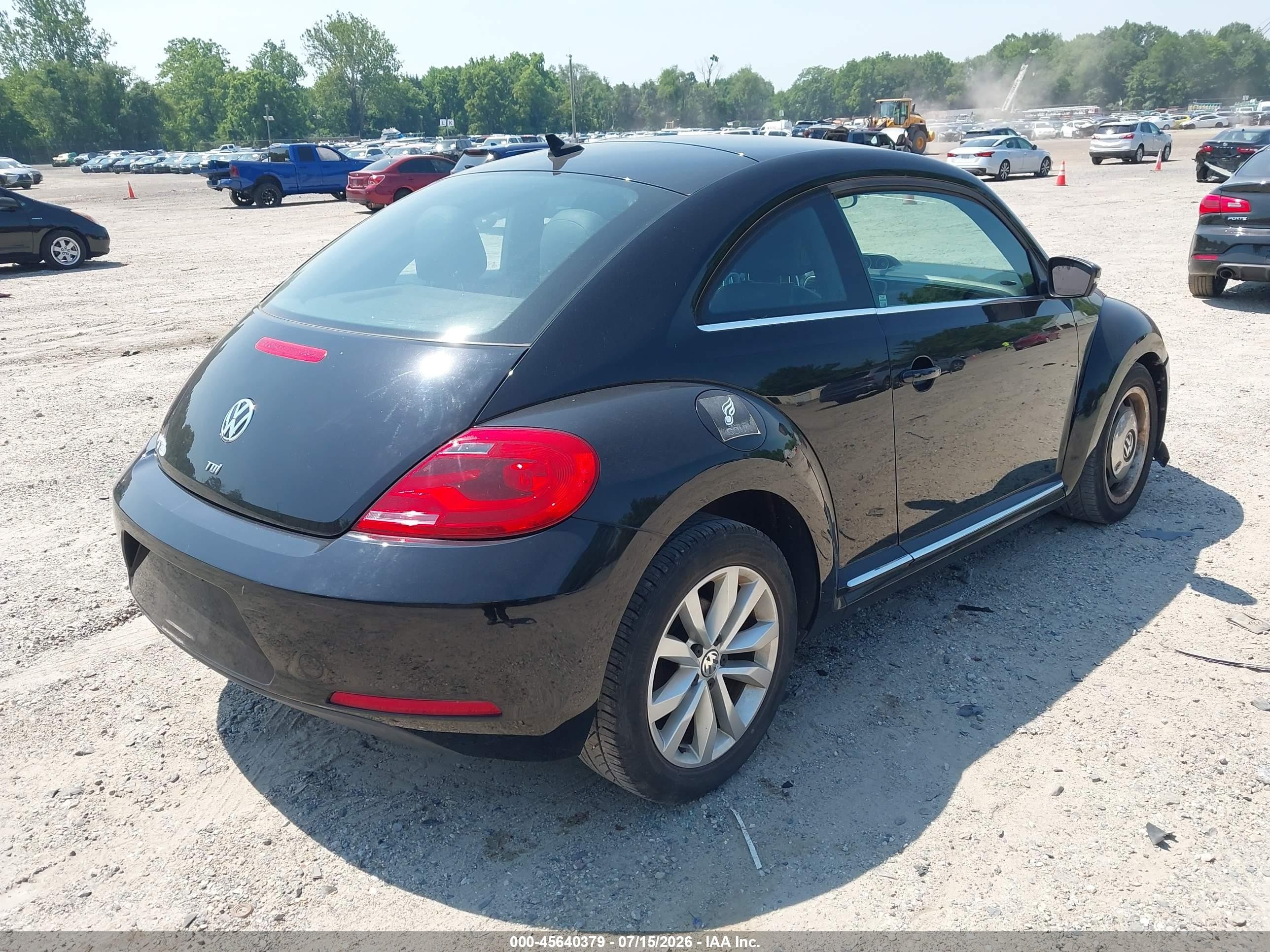 2013 Volkswagen Beetle 2.0l Tdi Black vin: 3VWJL7AT4DM620394