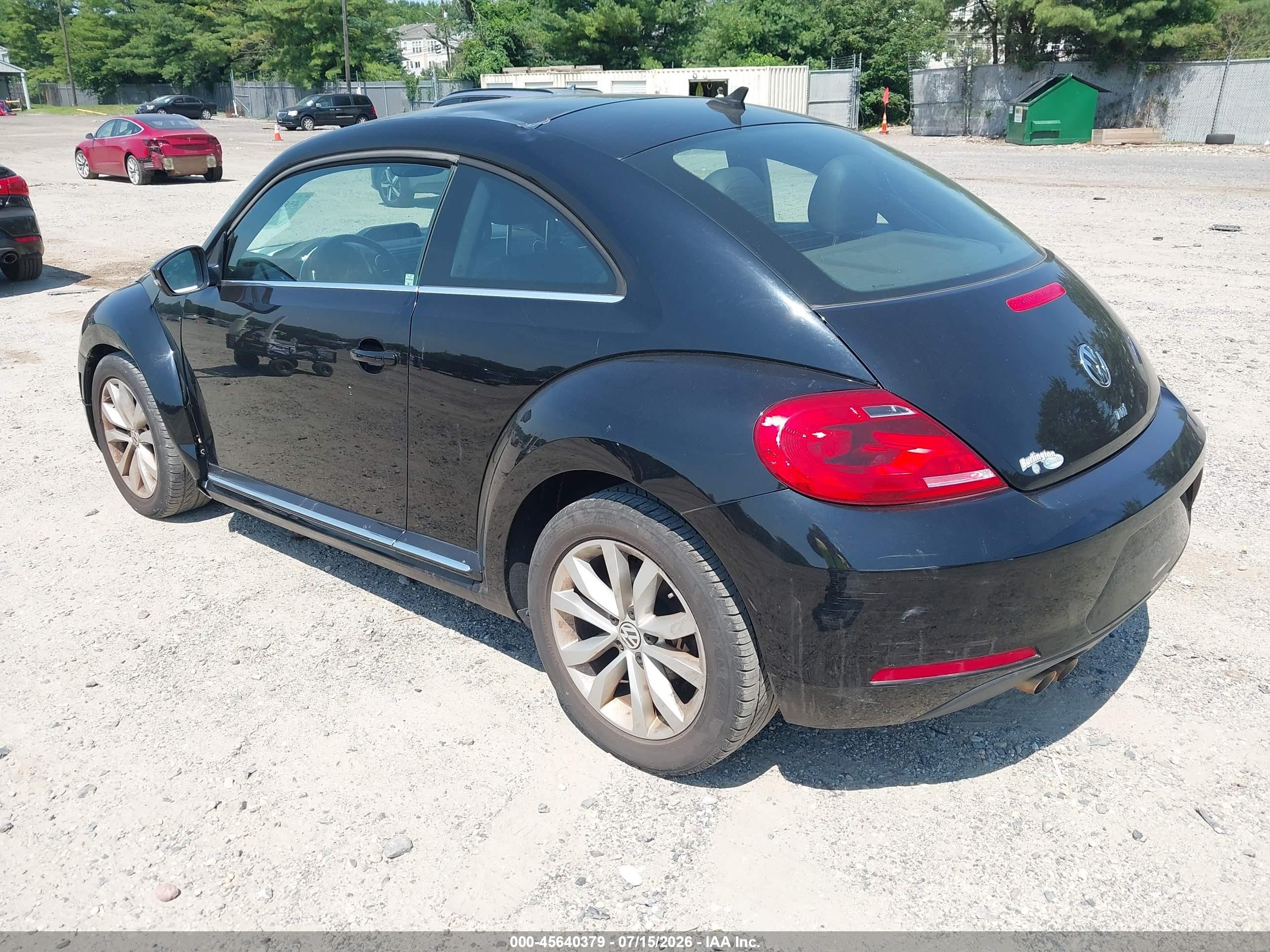 2013 Volkswagen Beetle 2.0l Tdi Black vin: 3VWJL7AT4DM620394