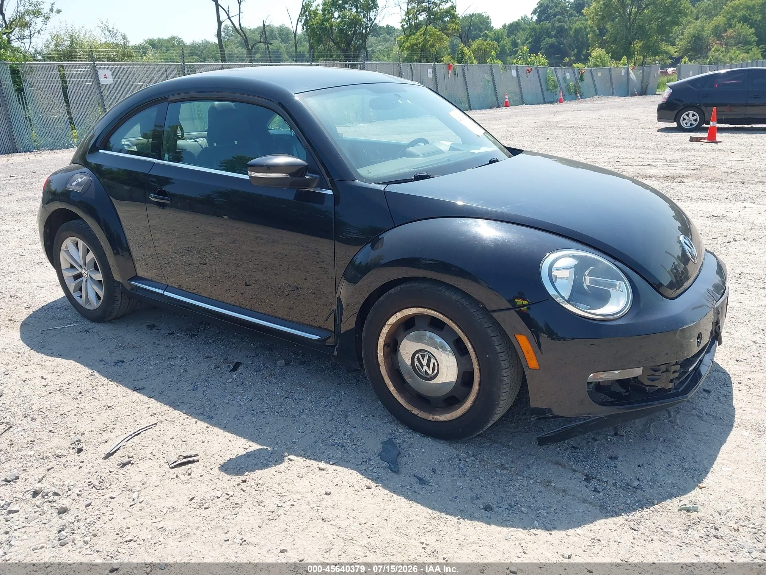 2013 Volkswagen Beetle 2.0l Tdi Black vin: 3VWJL7AT4DM620394