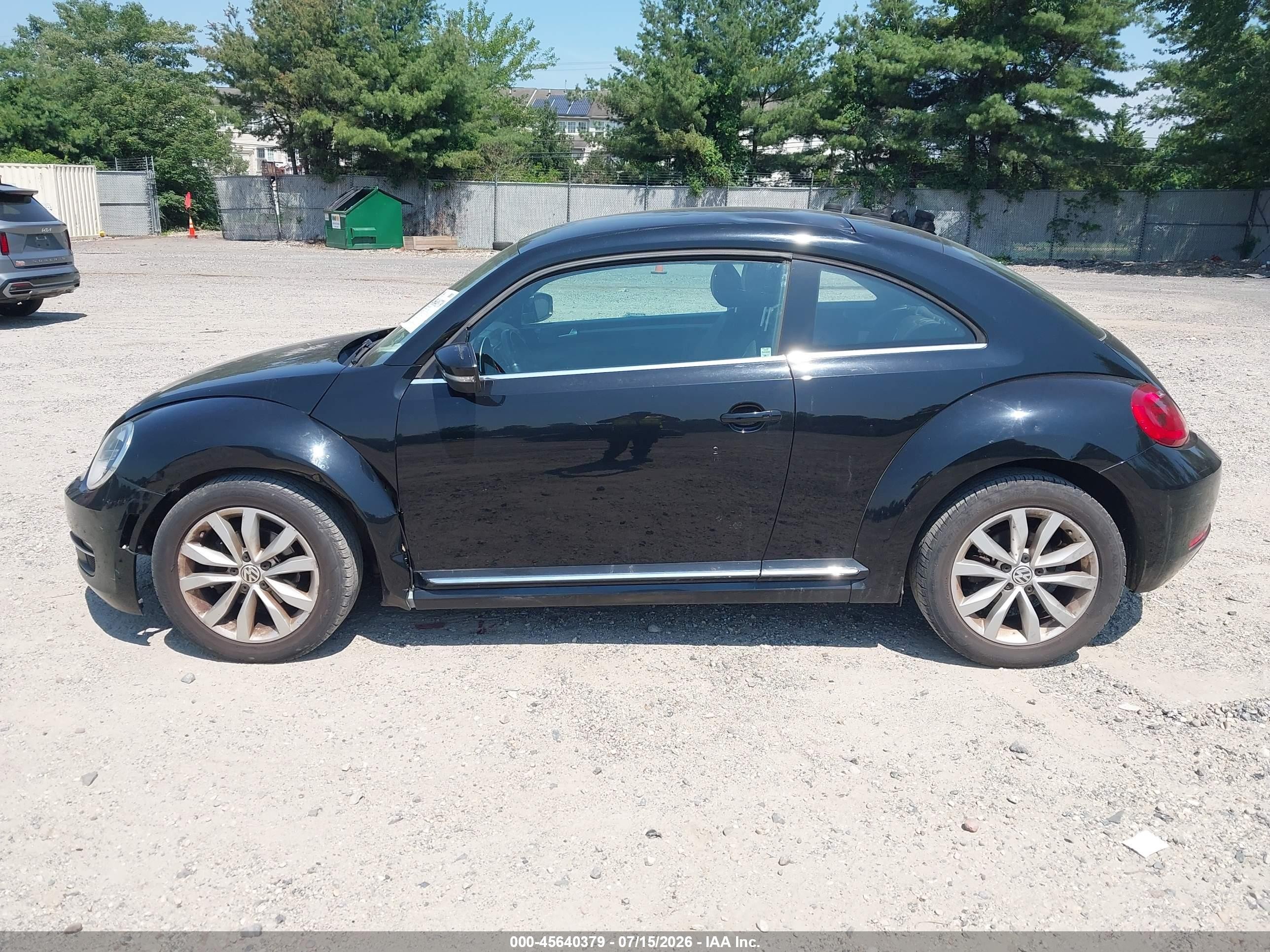 2013 Volkswagen Beetle 2.0l Tdi Black vin: 3VWJL7AT4DM620394