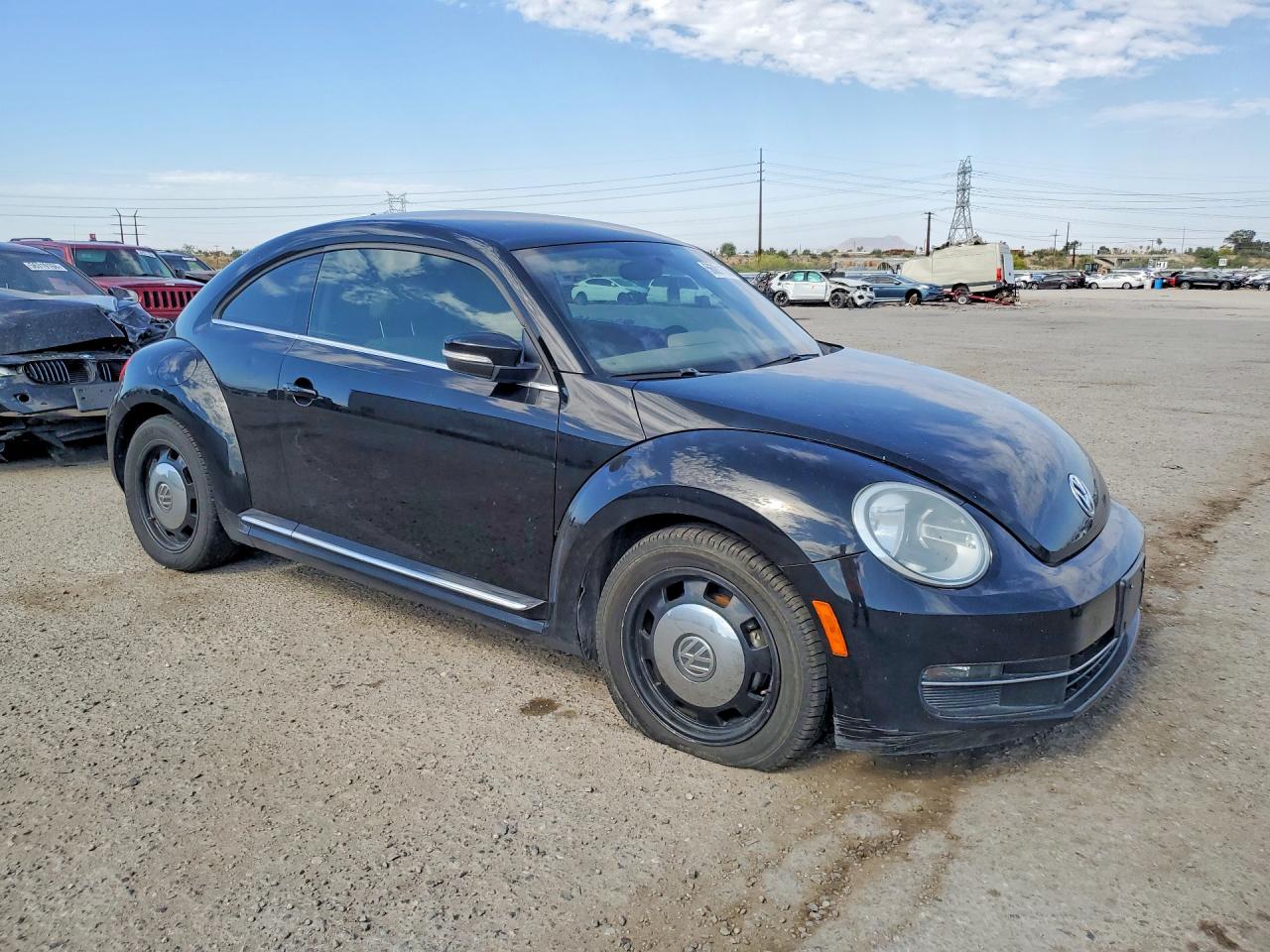 2013 Volkswagen Beetle Черный vin: 3VWJL7AT5DM625927