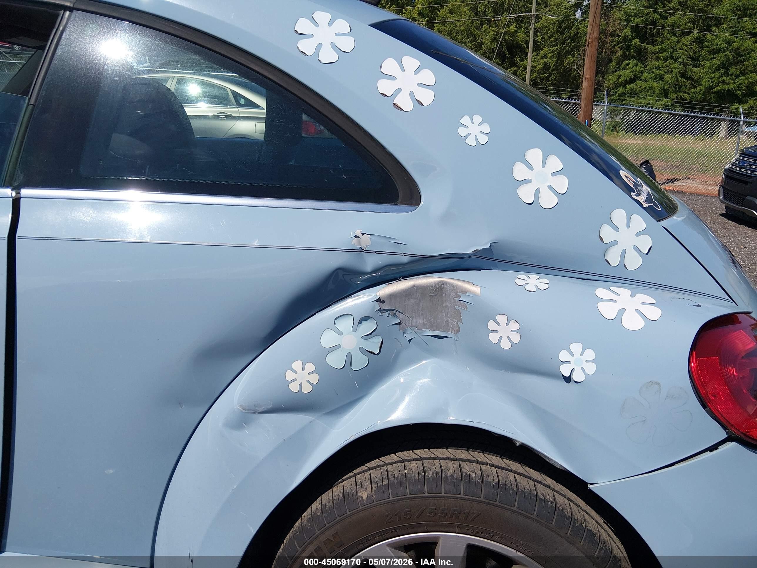 2013 Volkswagen Beetle 2.0l Tdi Blue vin: 3VWJL7AT5DM632862