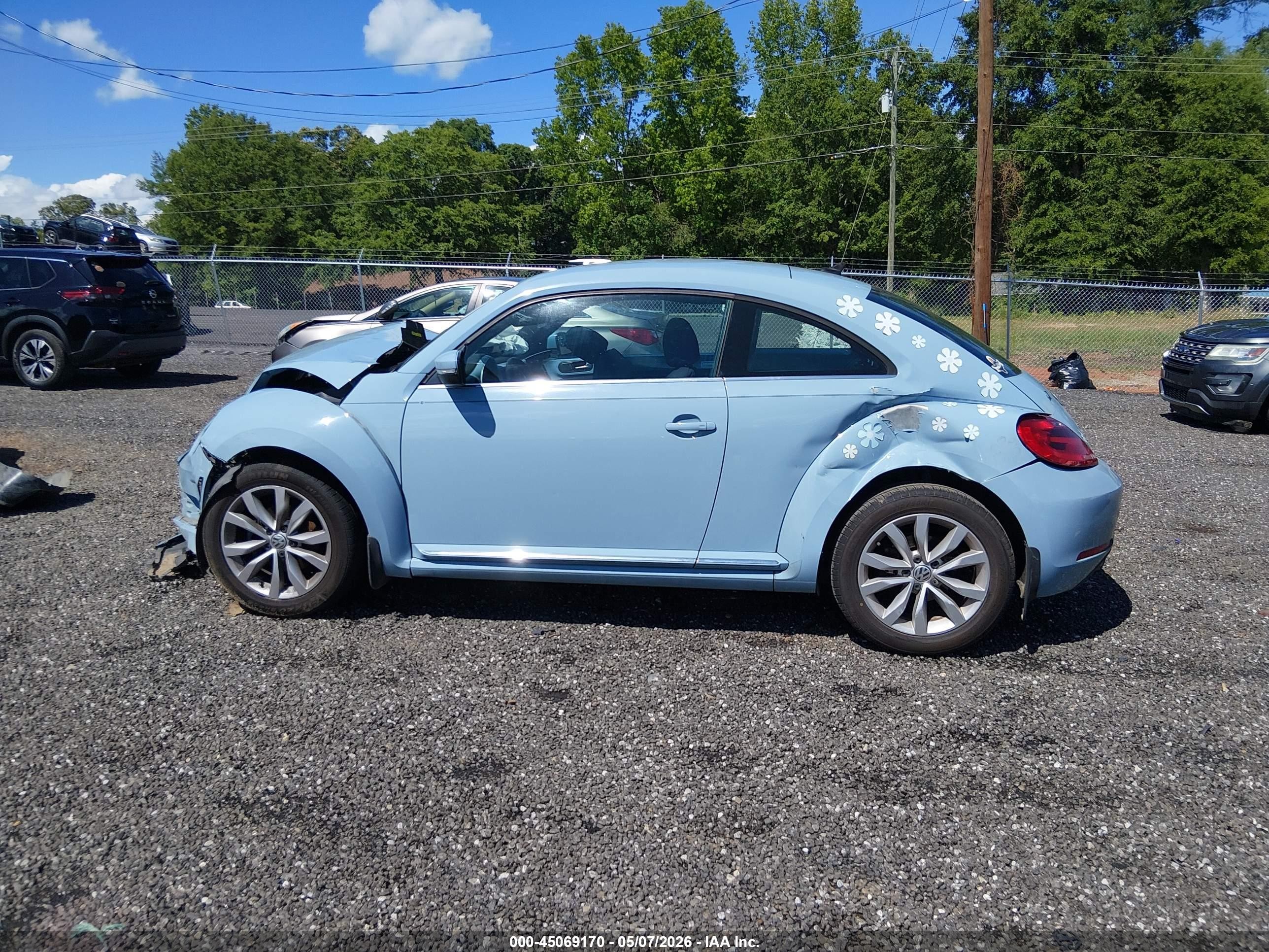 2013 Volkswagen Beetle 2.0l Tdi Blue vin: 3VWJL7AT5DM632862