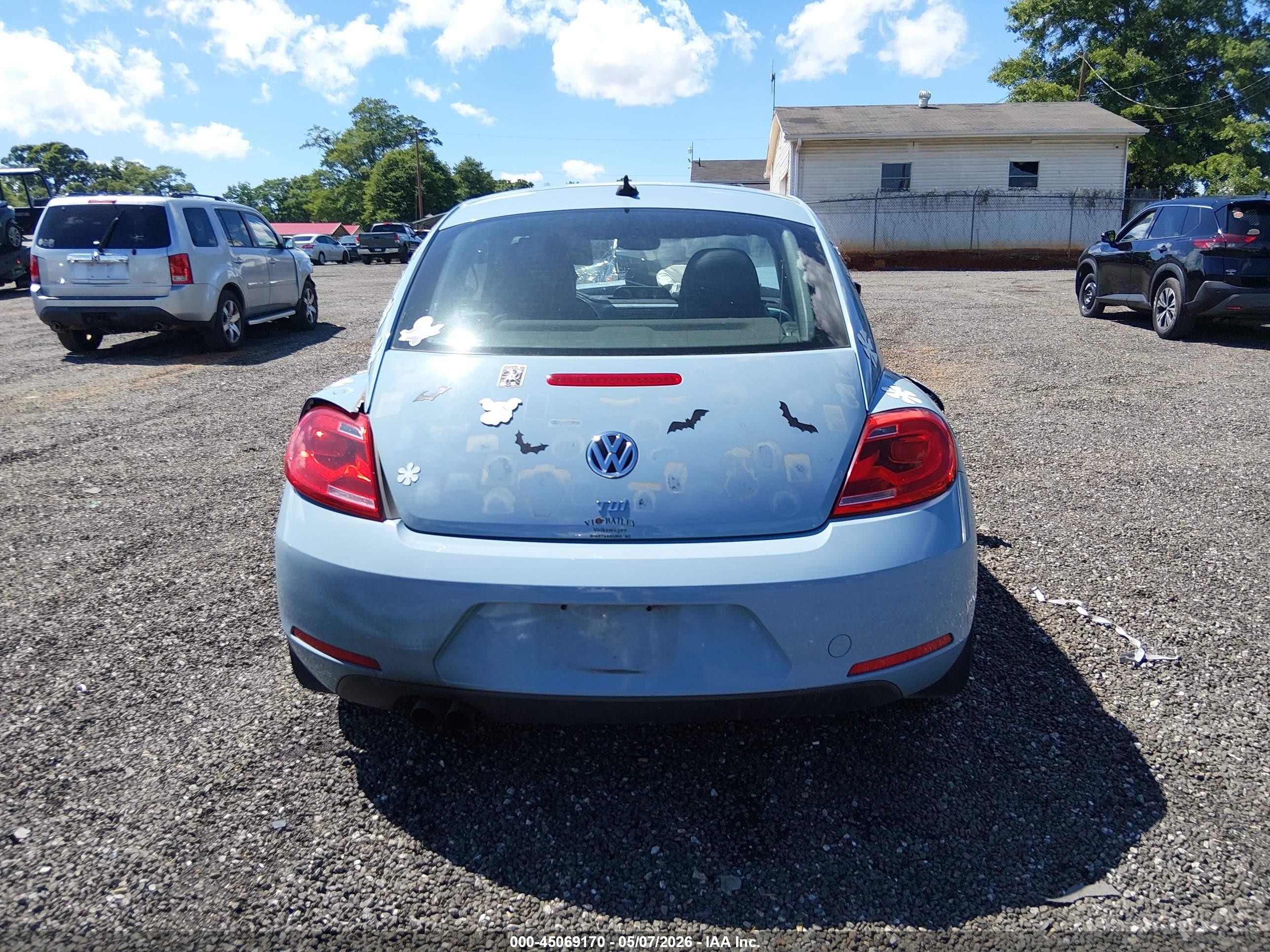 2013 Volkswagen Beetle 2.0l Tdi Blue vin: 3VWJL7AT5DM632862