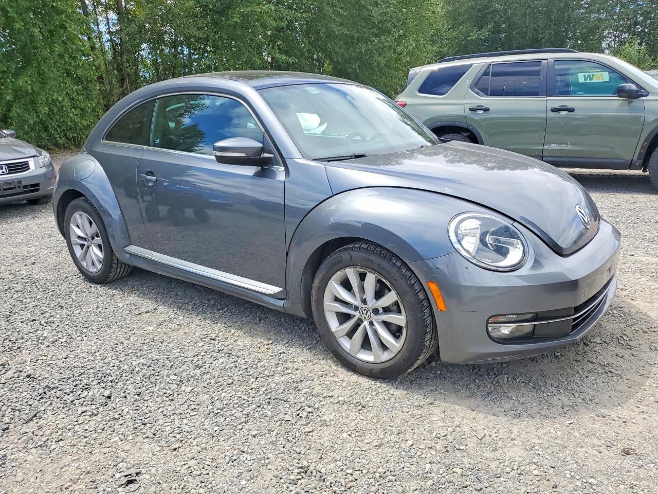2013 Volkswagen Beetle Gray vin: 3VWJL7AT5DM642131