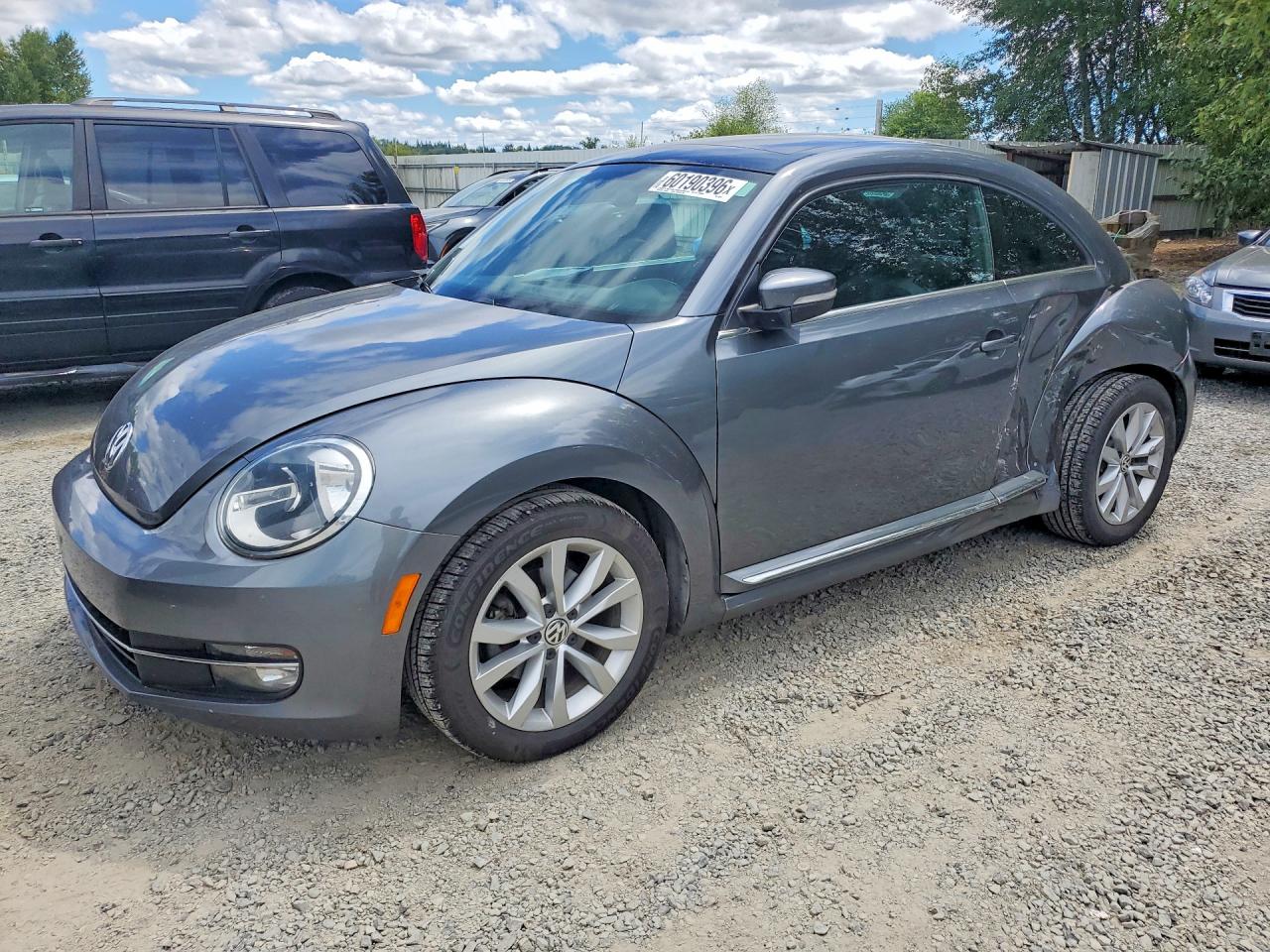 2013 Volkswagen Beetle Gray vin: 3VWJL7AT5DM642131