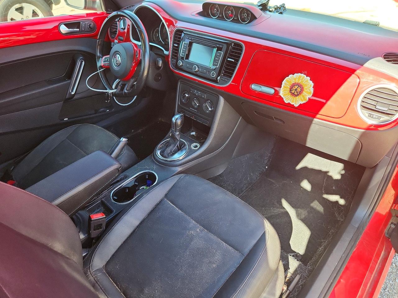 2013 Volkswagen Beetle Red vin: 3VWJL7AT7DM675339