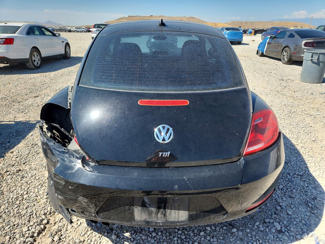 2013 Volkswagen Beetle Черный vin: 3VWJL7AT8DM619457