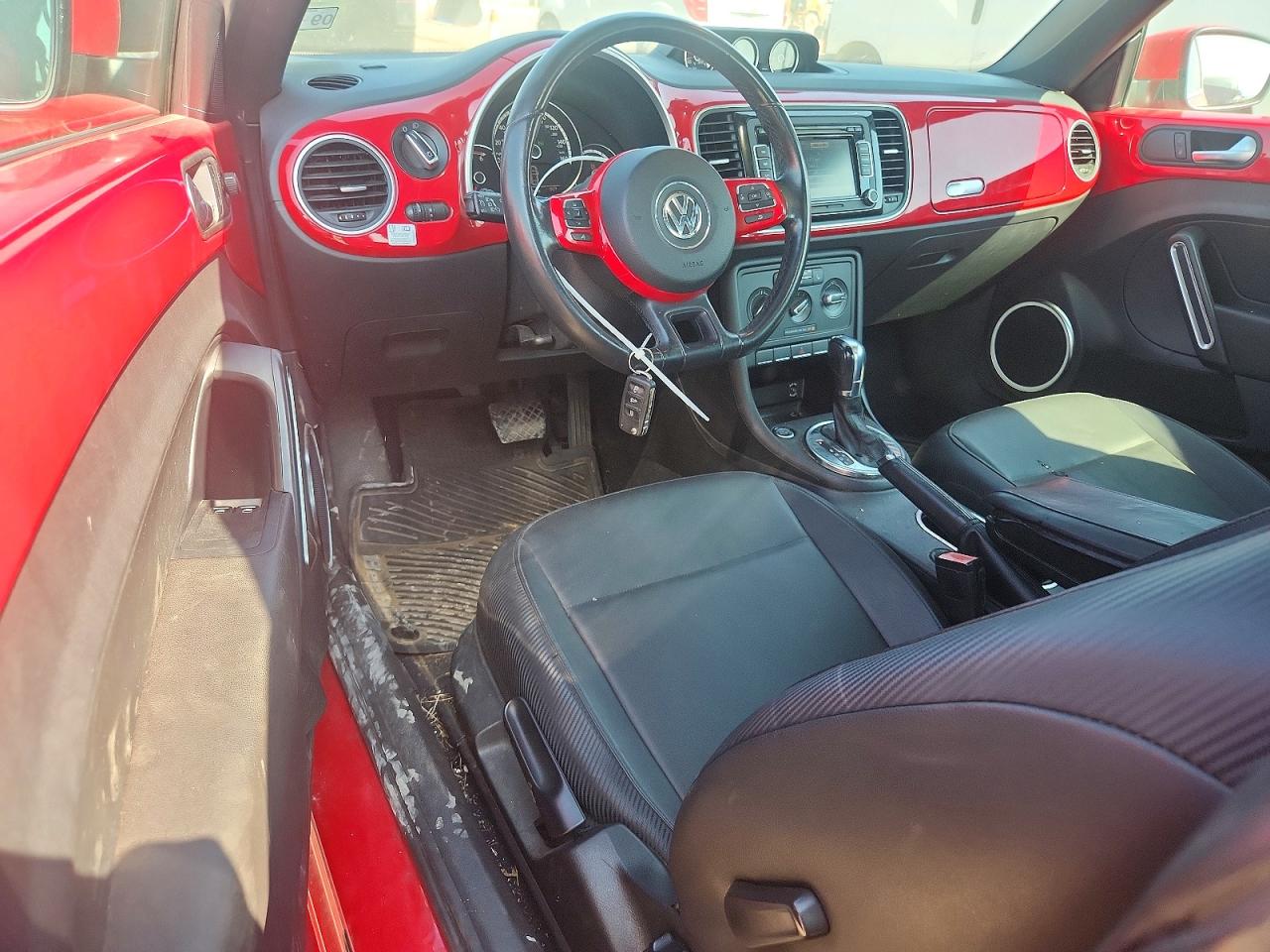 2013 Volkswagen Beetle Red vin: 3VWJL7AT9DM654945
