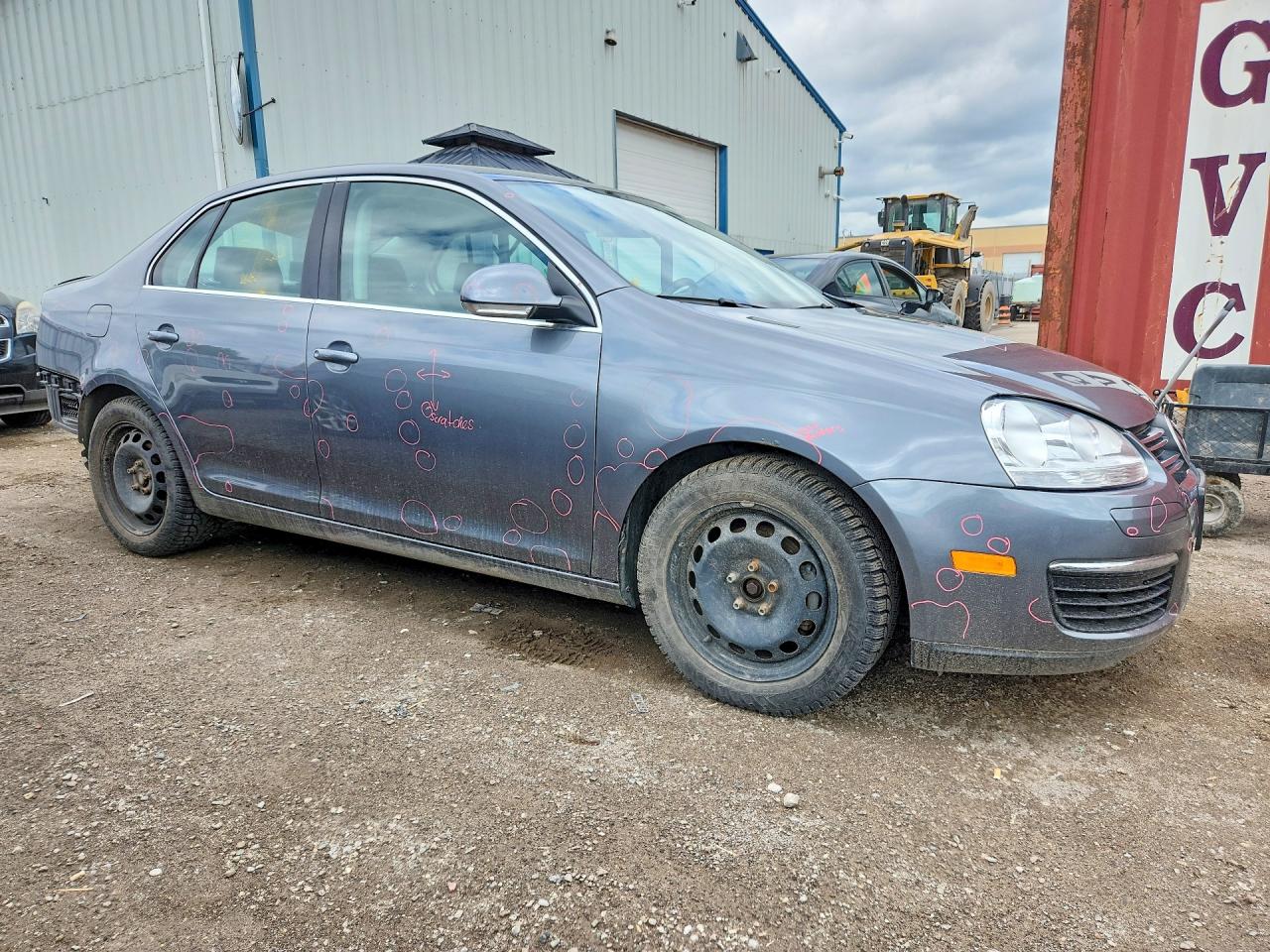 2008 Volkswagen Jetta 2.5l Gray vin: 3VWJM31K78M017751