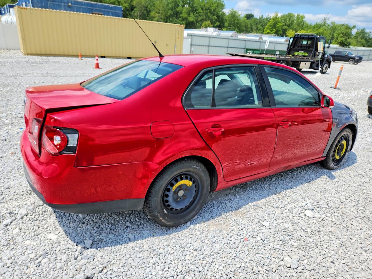 2008 Volkswagen Jetta S Красный vin: 3VWJM71K08M073683