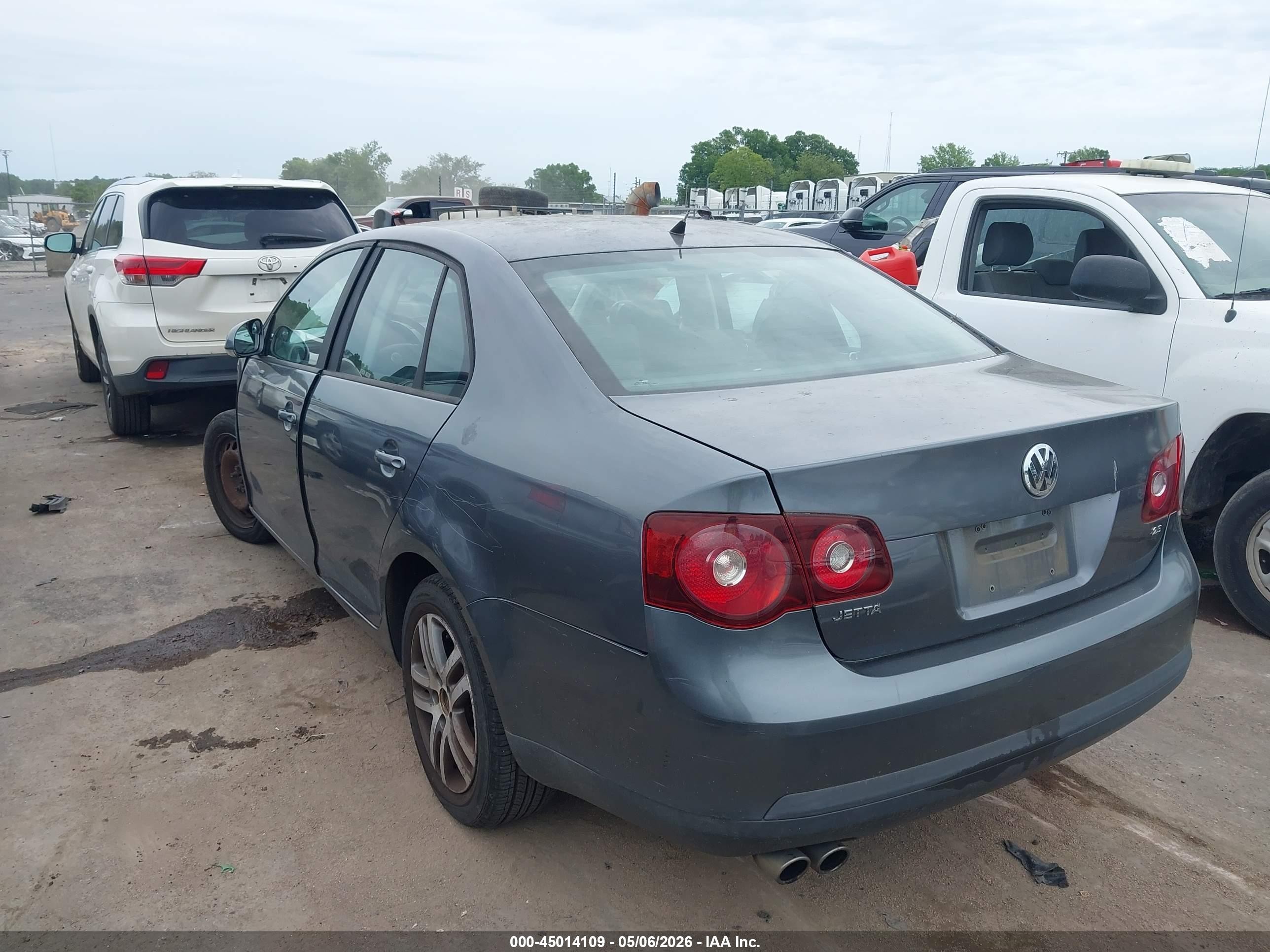 2008 Volkswagen Jetta S Gray vin: 3VWJM71K28M110815
