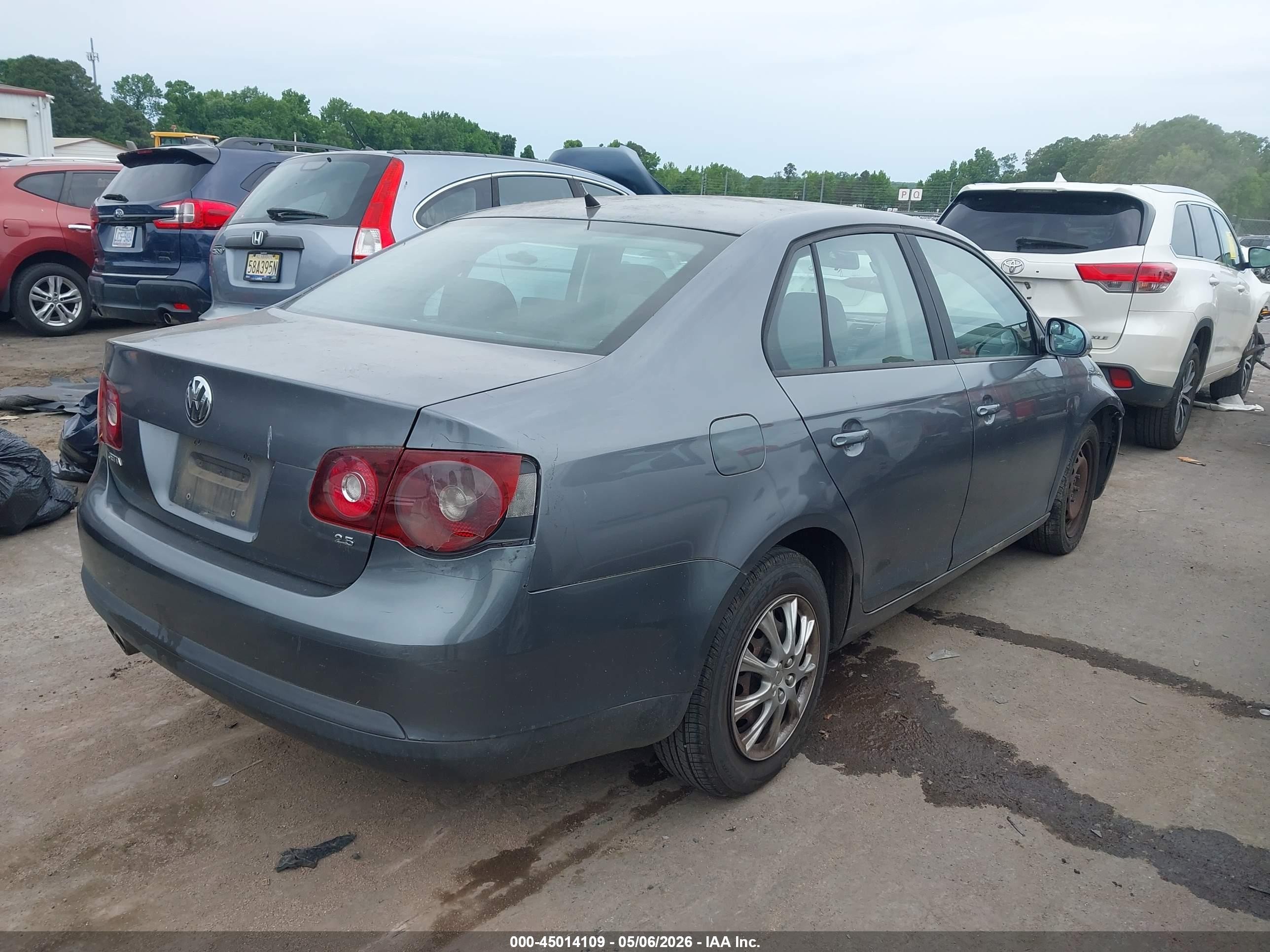 2008 Volkswagen Jetta S Gray vin: 3VWJM71K28M110815